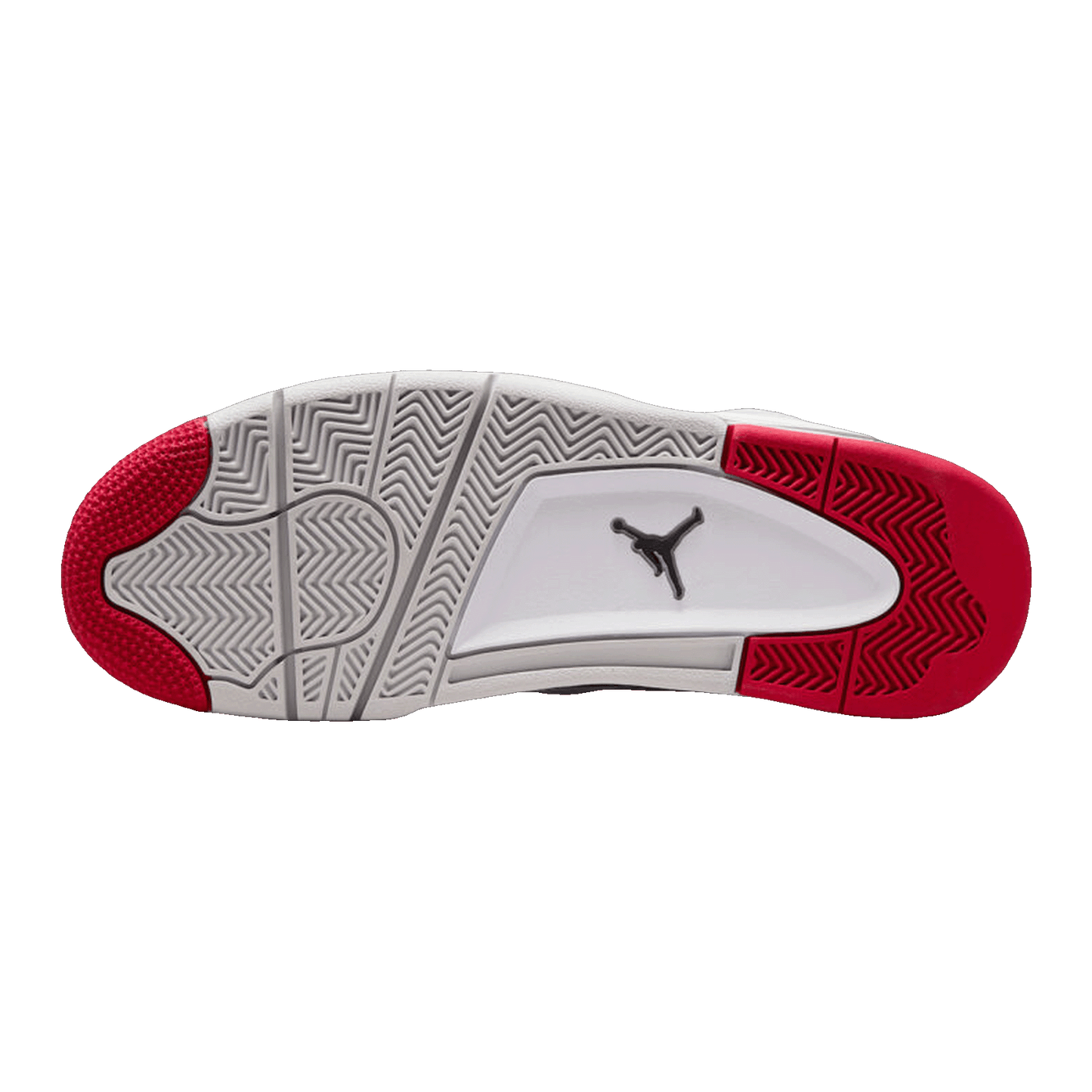 Nike Air Jordan 4 RM White Fire Red Sohle