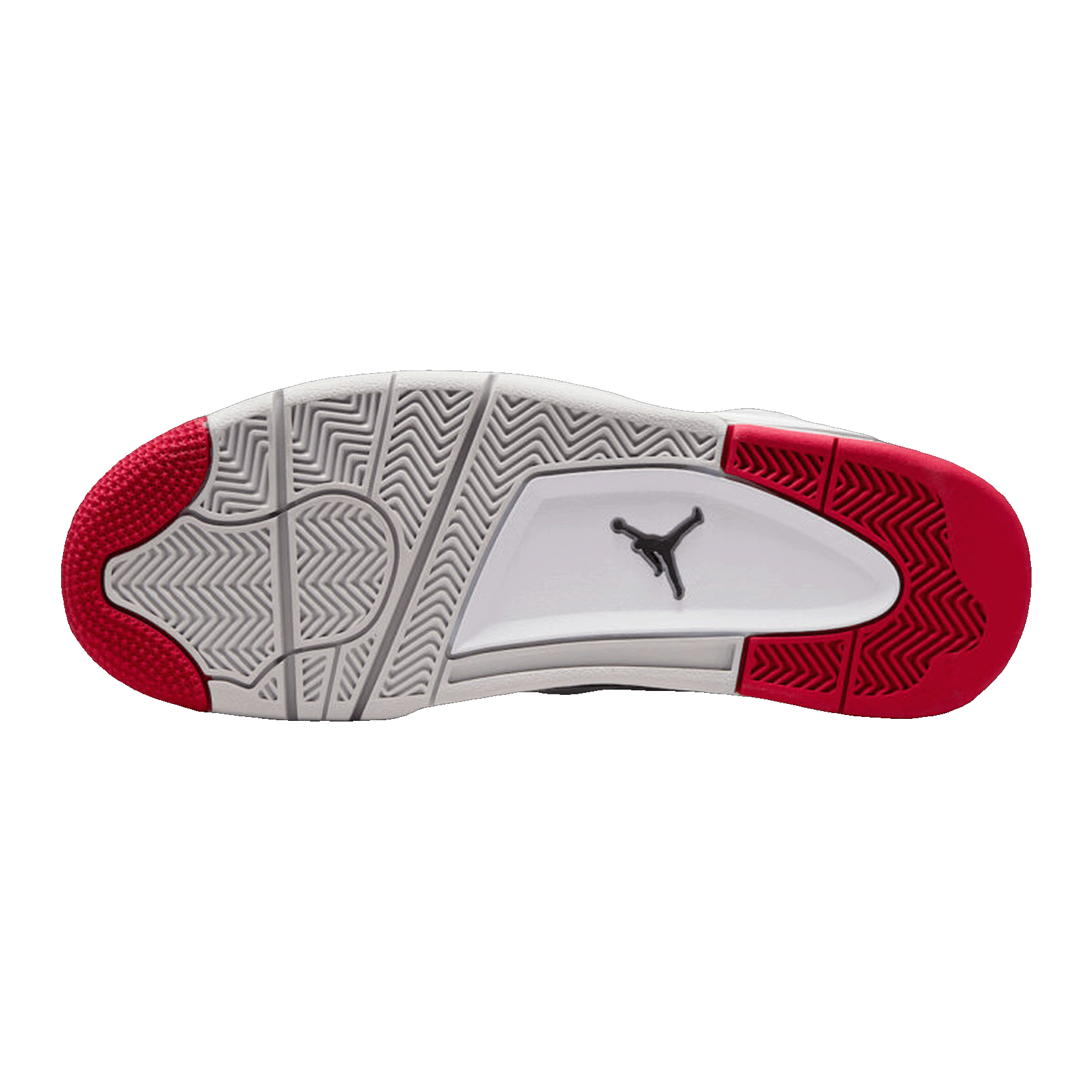 Nike Air Jordan 4 RM White Fire Red Sohle