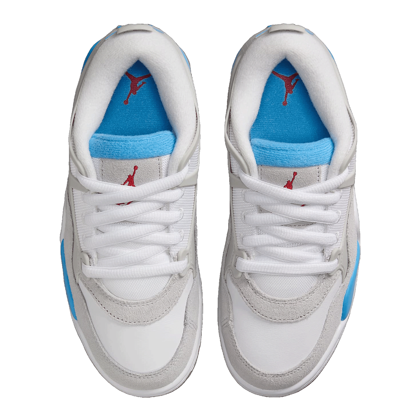 Nike Air Jordan 4 RM White Legend Blue (GS) Oben FQ7938-104