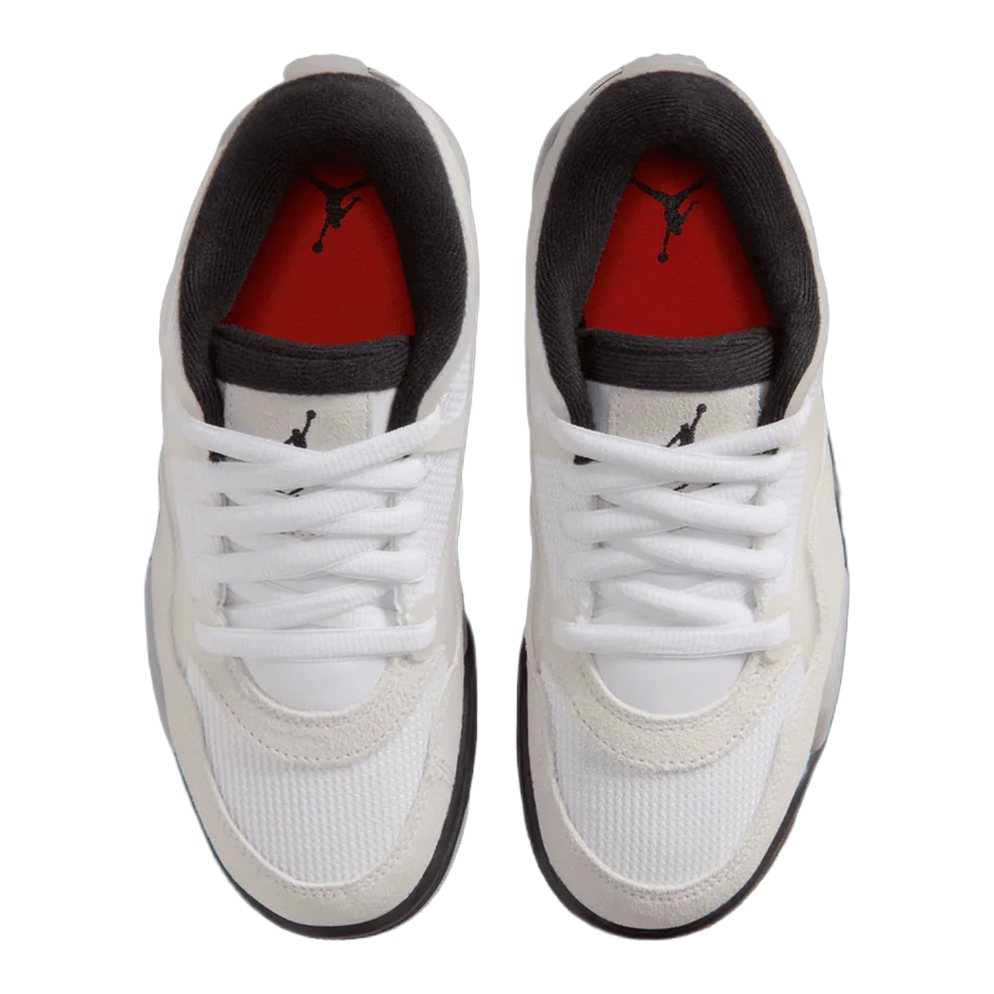 Nike Air Jordan 4 RM White Light Smoke Grey Black (GS) Oben FQ7938-108