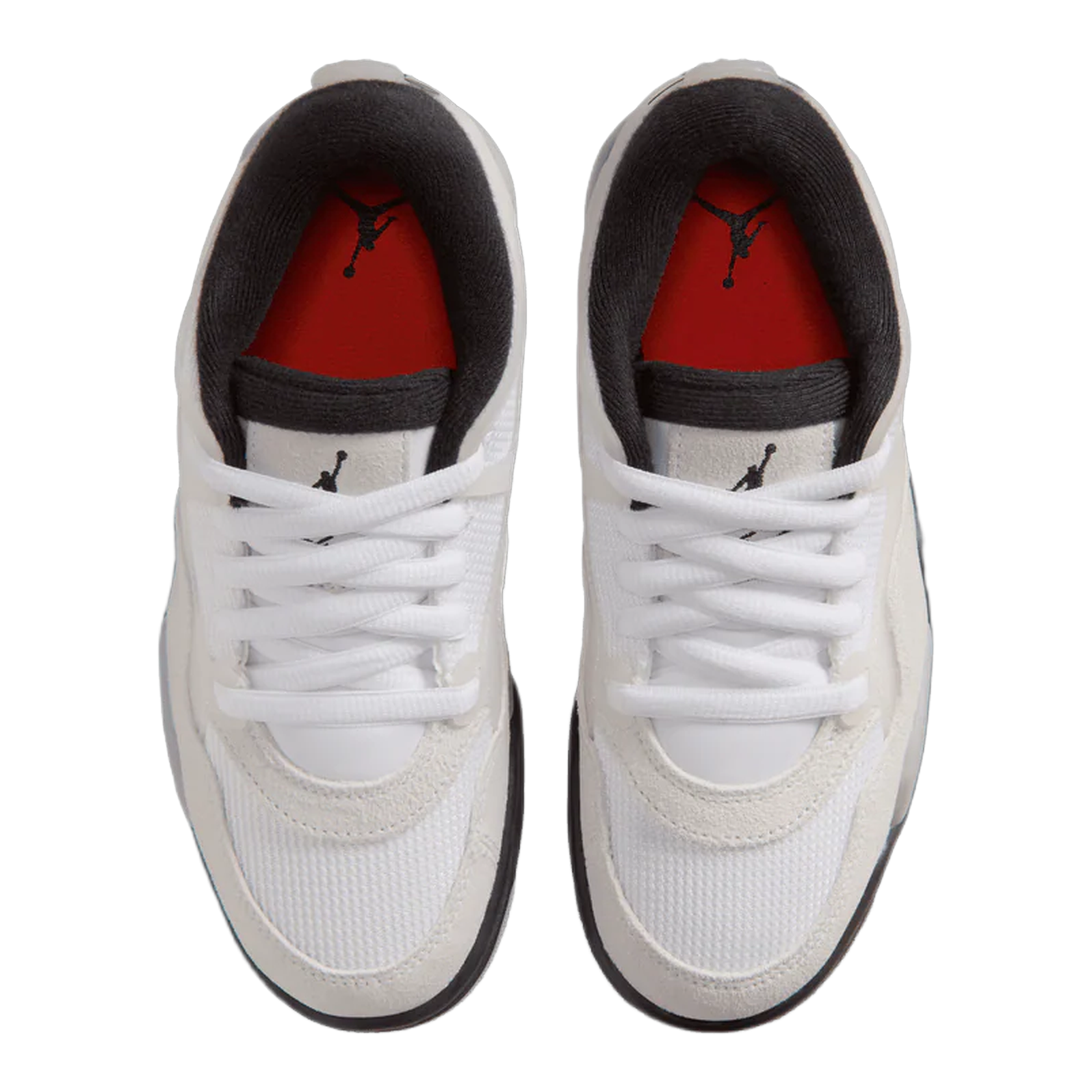 Nike Air Jordan 4 RM White Light Smoke Grey Black (GS) Oben FQ7938-108