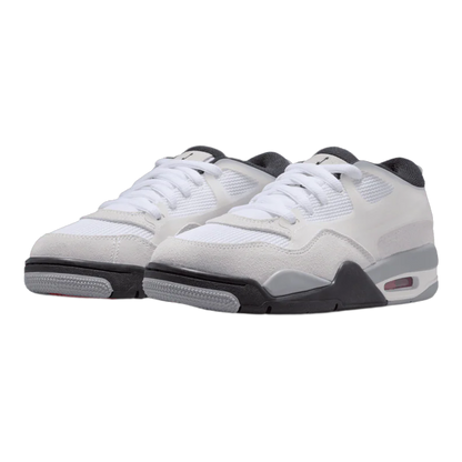 Nike Air Jordan 4 RM White Light Smoke Grey Black (GS) Side FQ7938-108