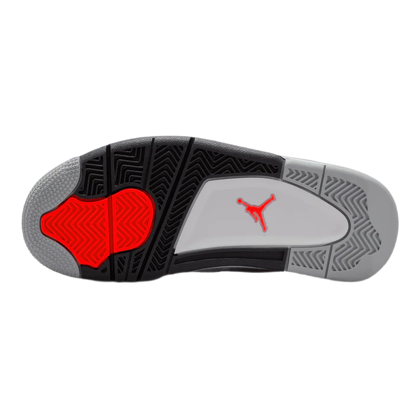 Nike Air Jordan 4 RM White Light Smoke Grey Black (GS) Sohle FQ7938-108