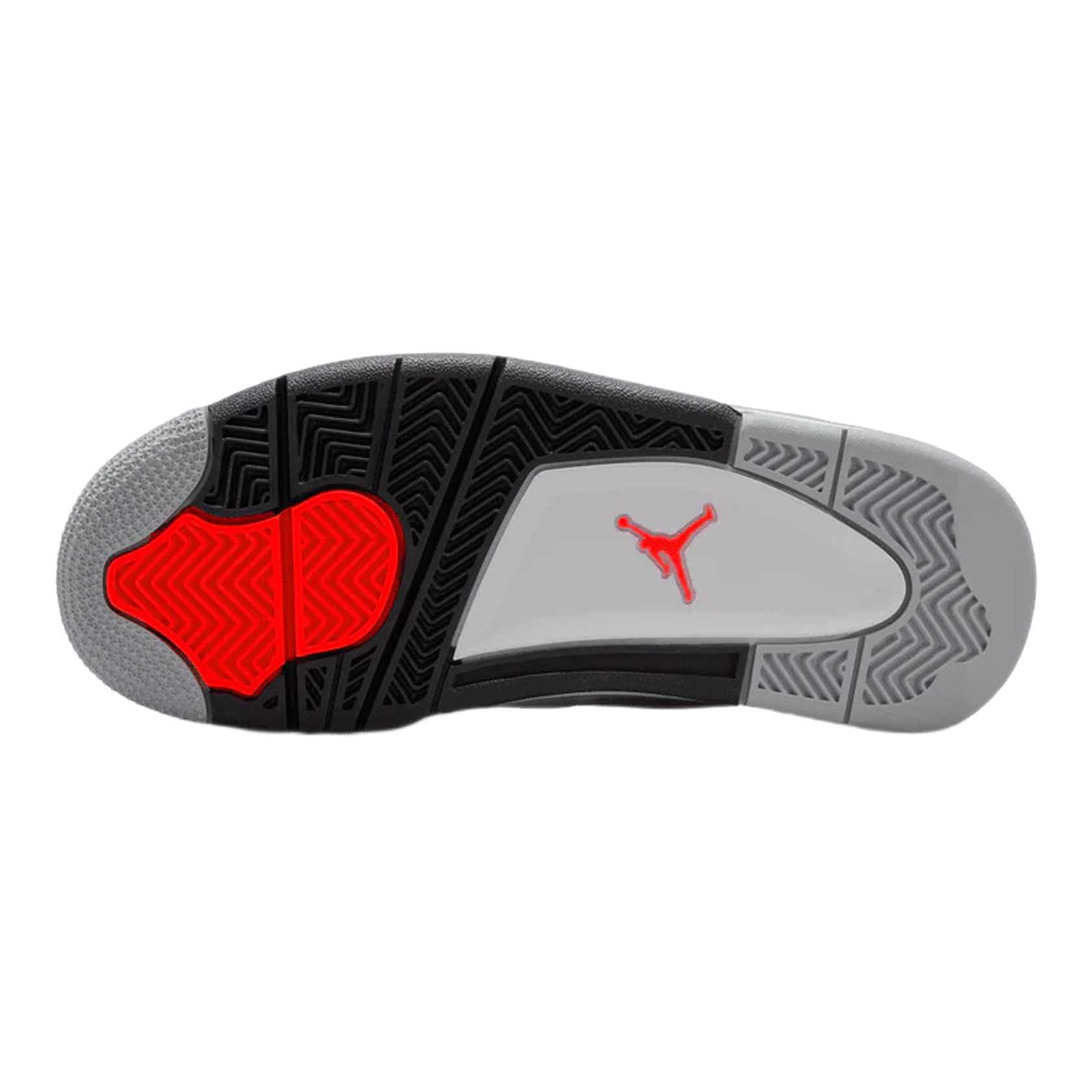 Nike Air Jordan 4 RM White Light Smoke Grey Black (GS) Sohle FQ7938-108