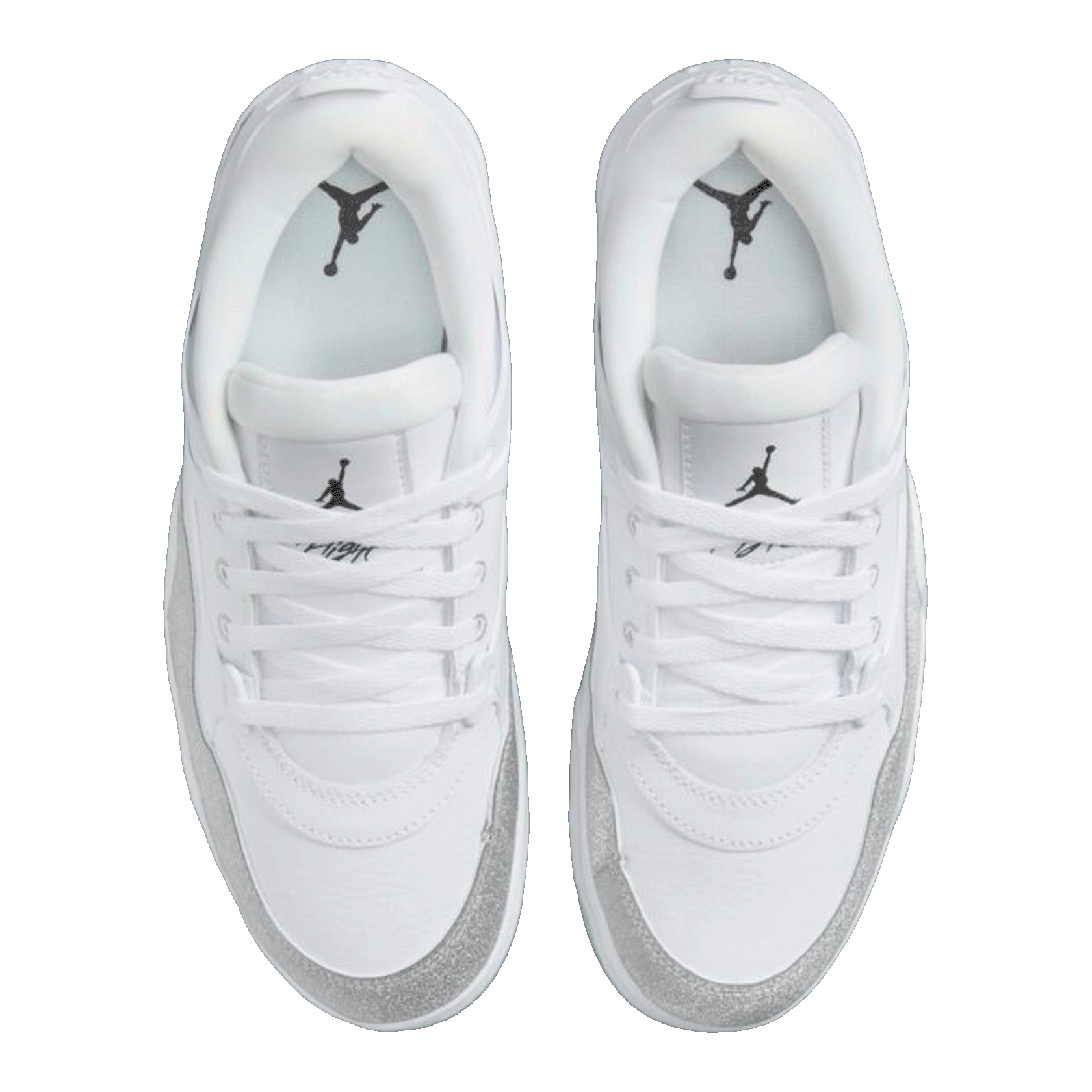 Nike Air Jordan 4 RM White Metallic Silver (W) Oben