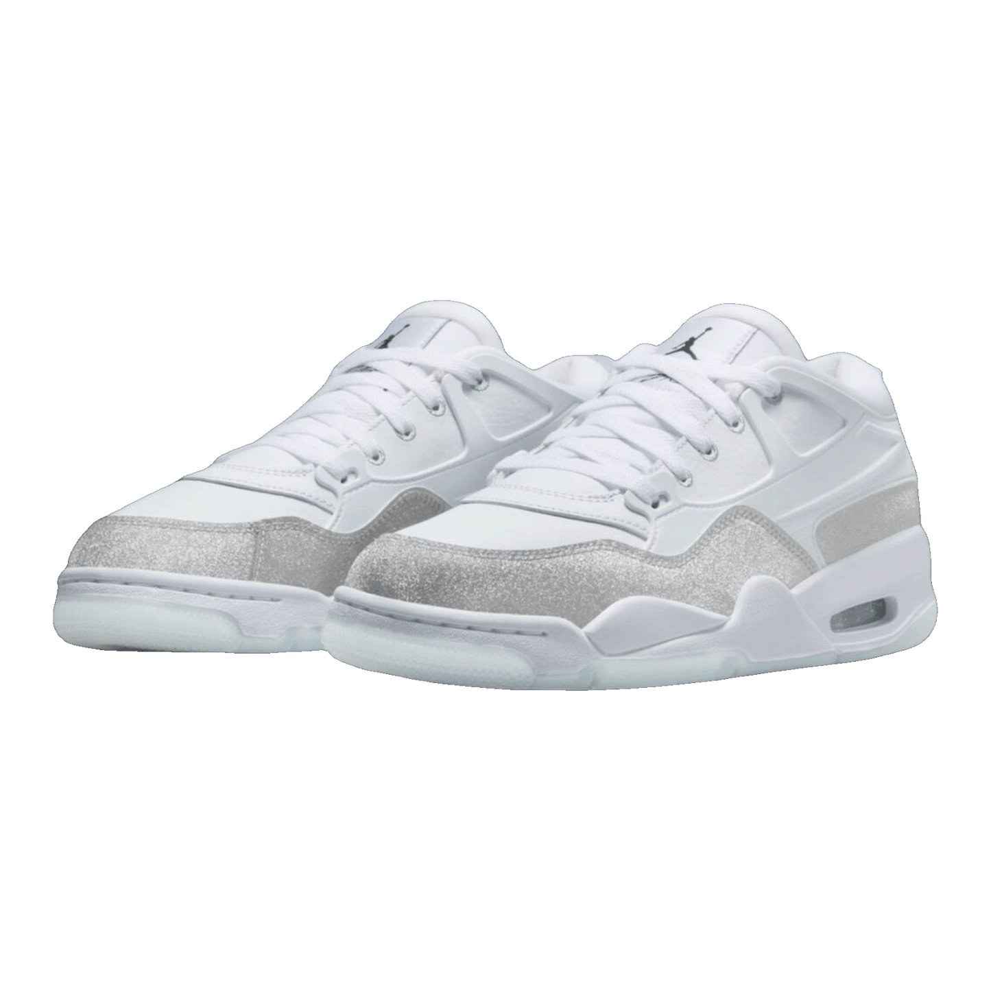 Nike Air Jordan 4 RM White Metallic Silver (W) Side