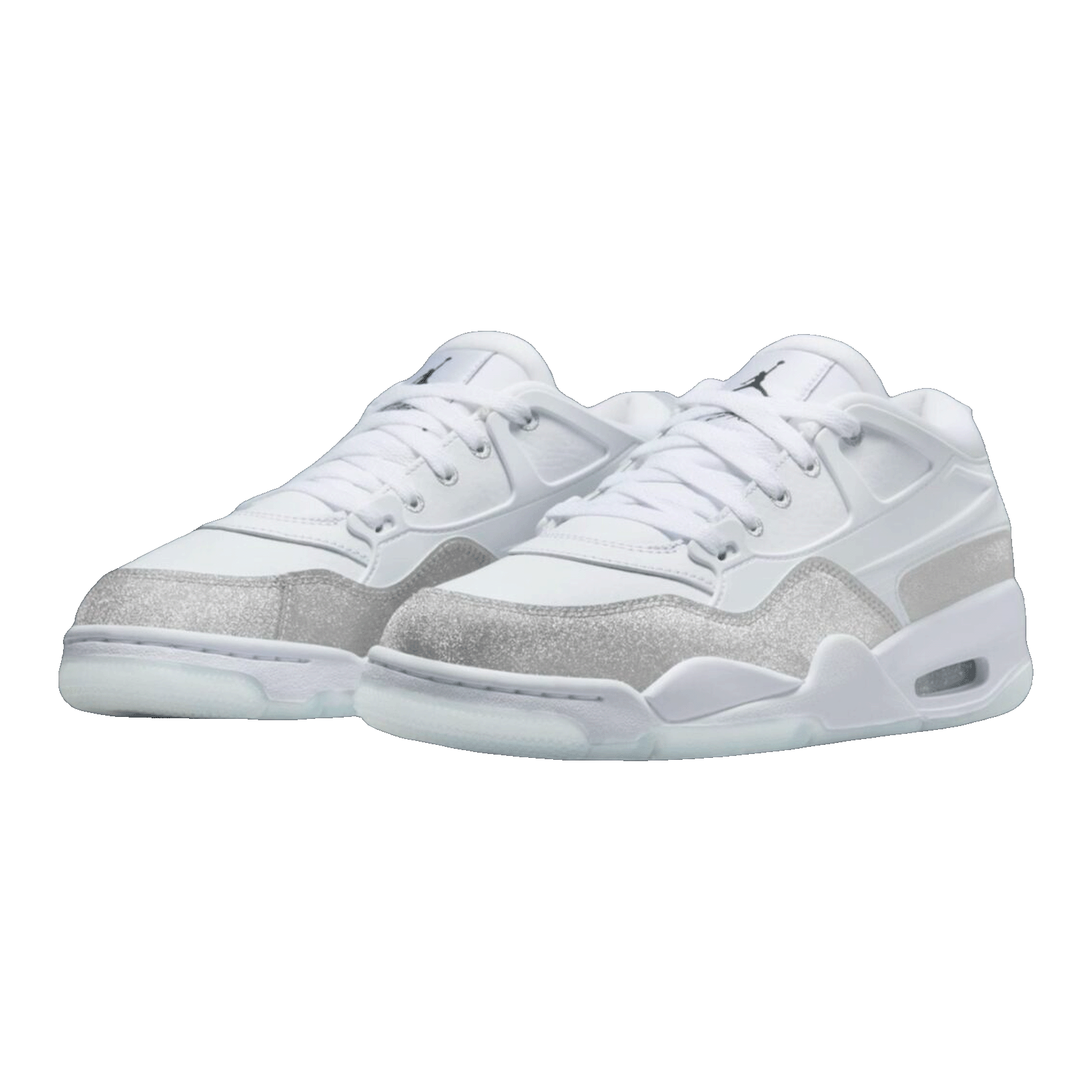Nike Air Jordan 4 RM White Metallic Silver (W) Side