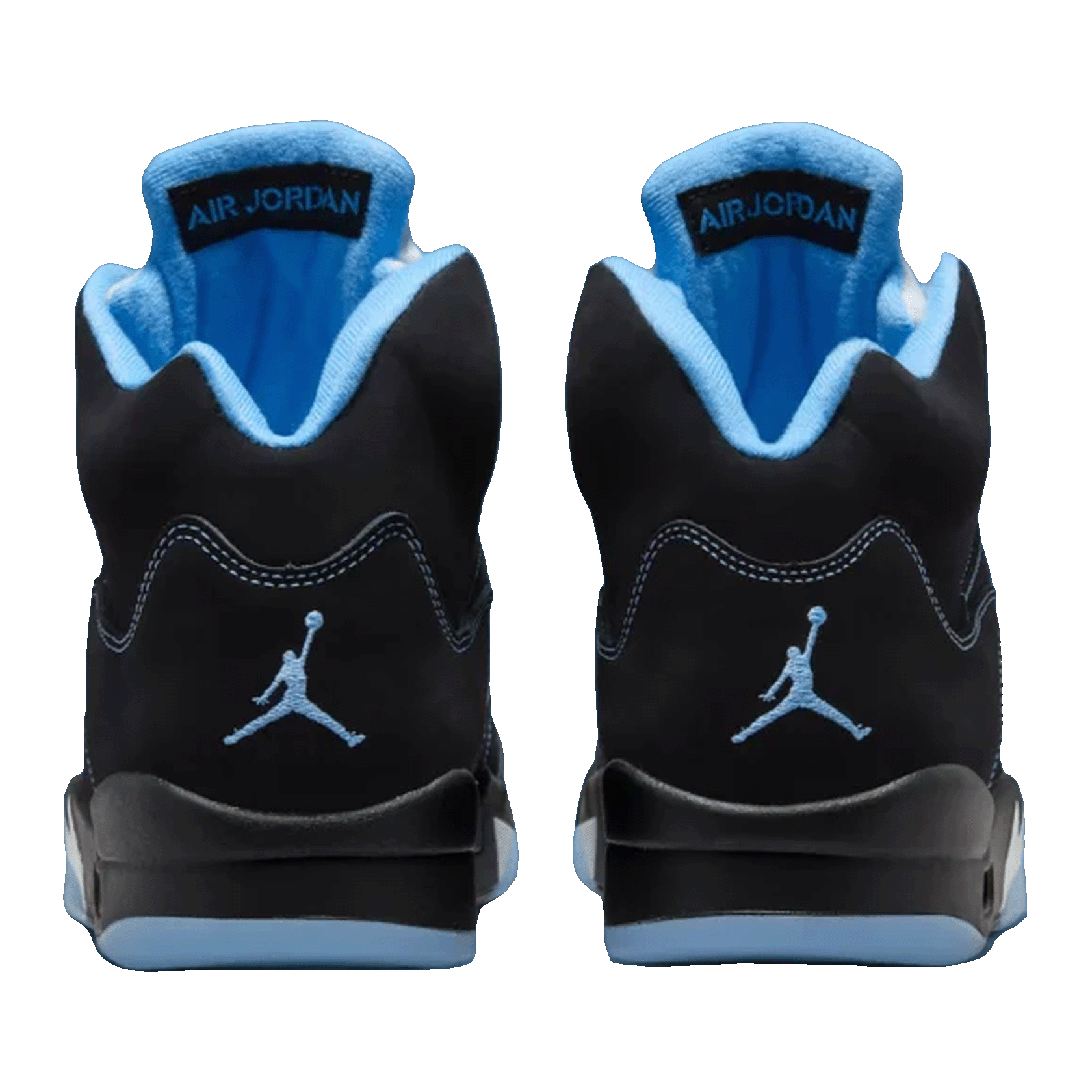 Nike Air Jordan 5 Retro Black University Blue (2026) Back DD0587-008