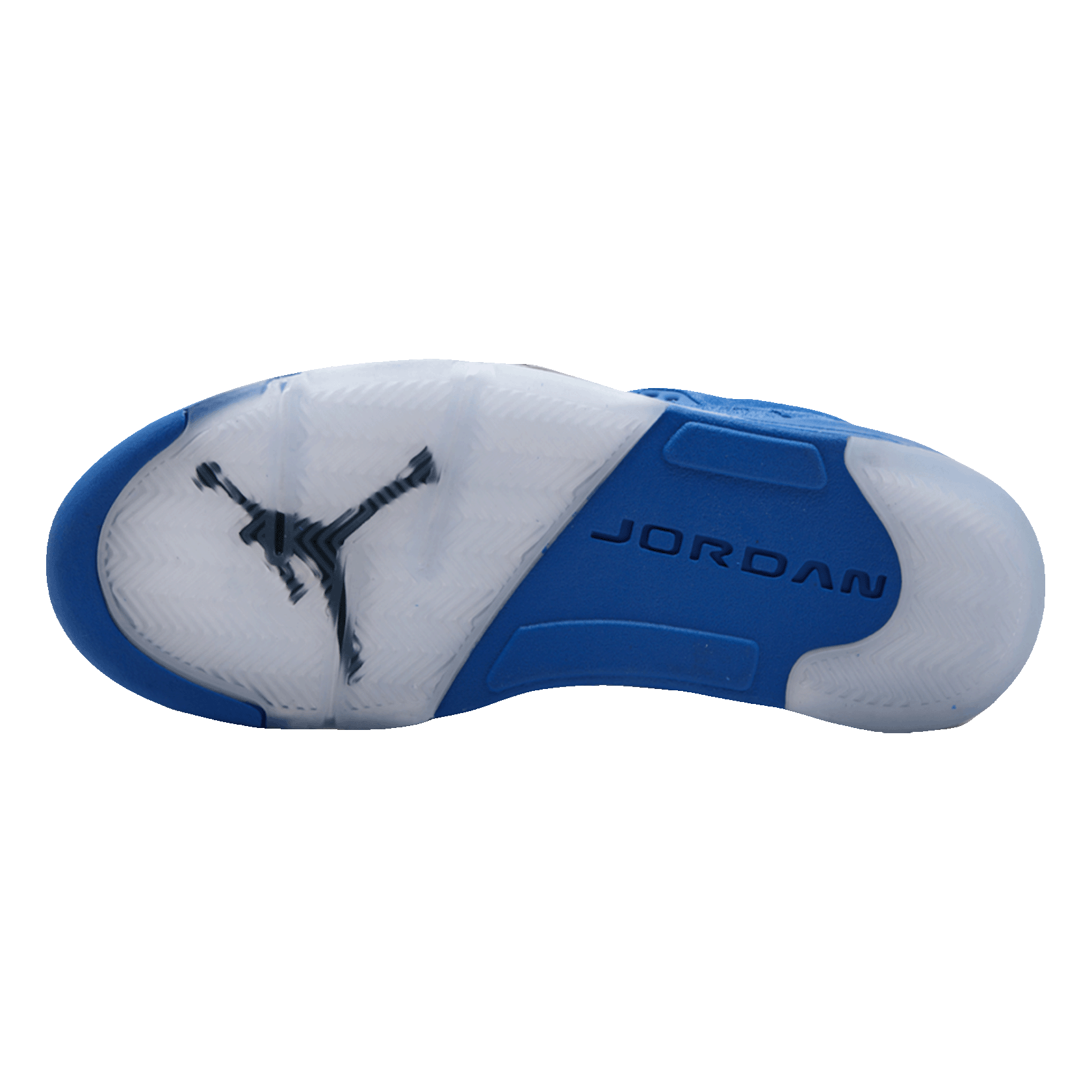 Nike Air Jordan 5 Retro Blue Suede Sohle