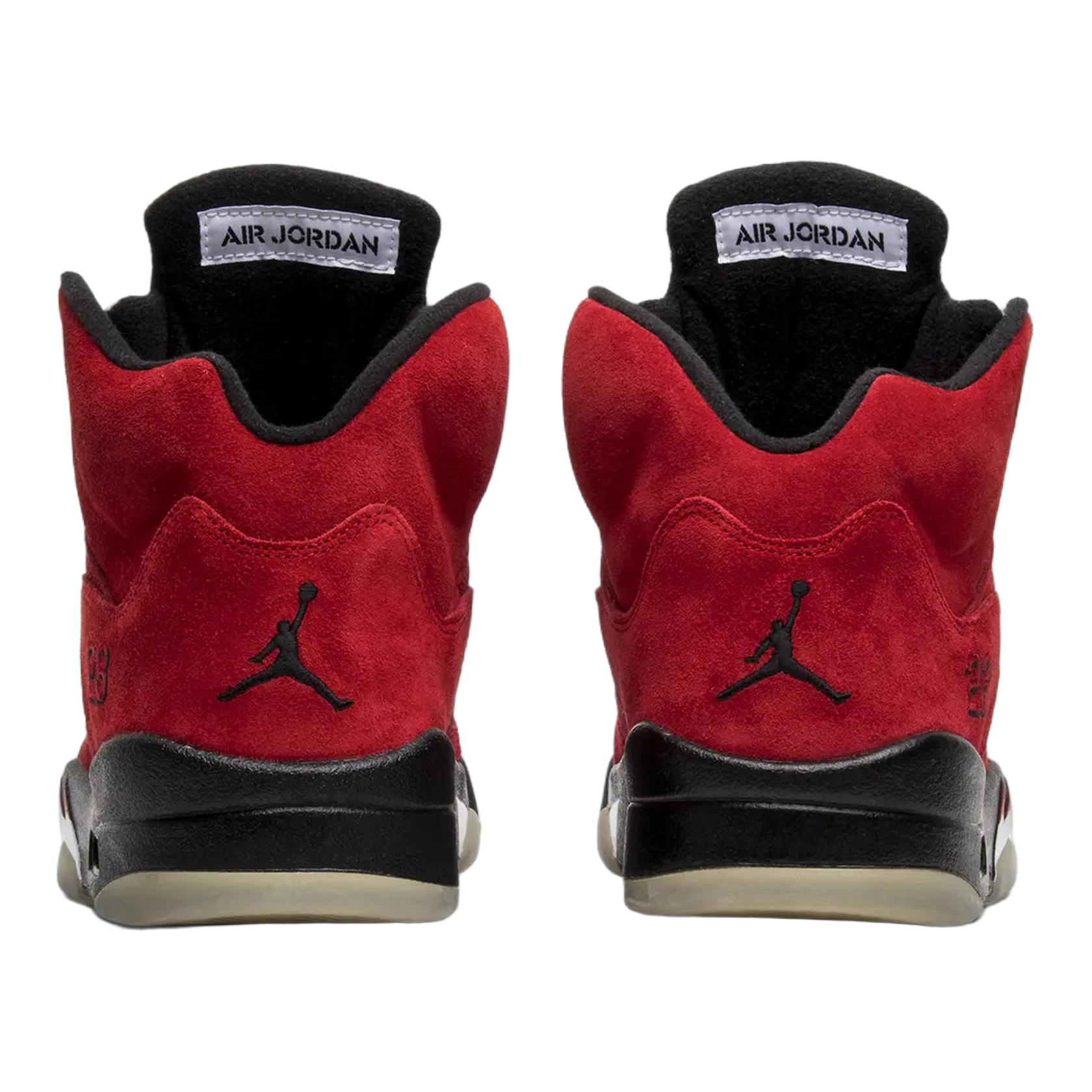 Nike Air Jordan 5 Retro DMP Raging Bull Red Suede Back 136027-601