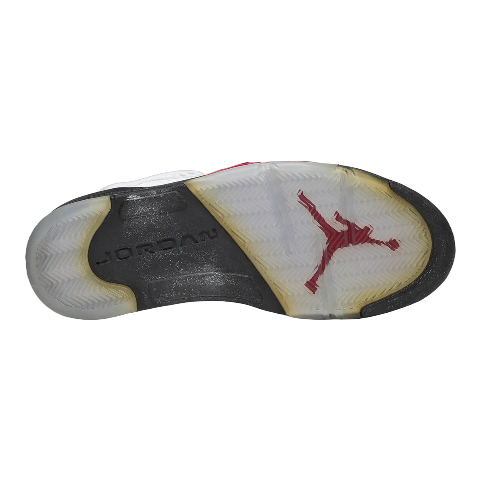 Nike Air Jordan 5 Retro Fire Red (2013) Sohle 136027-100