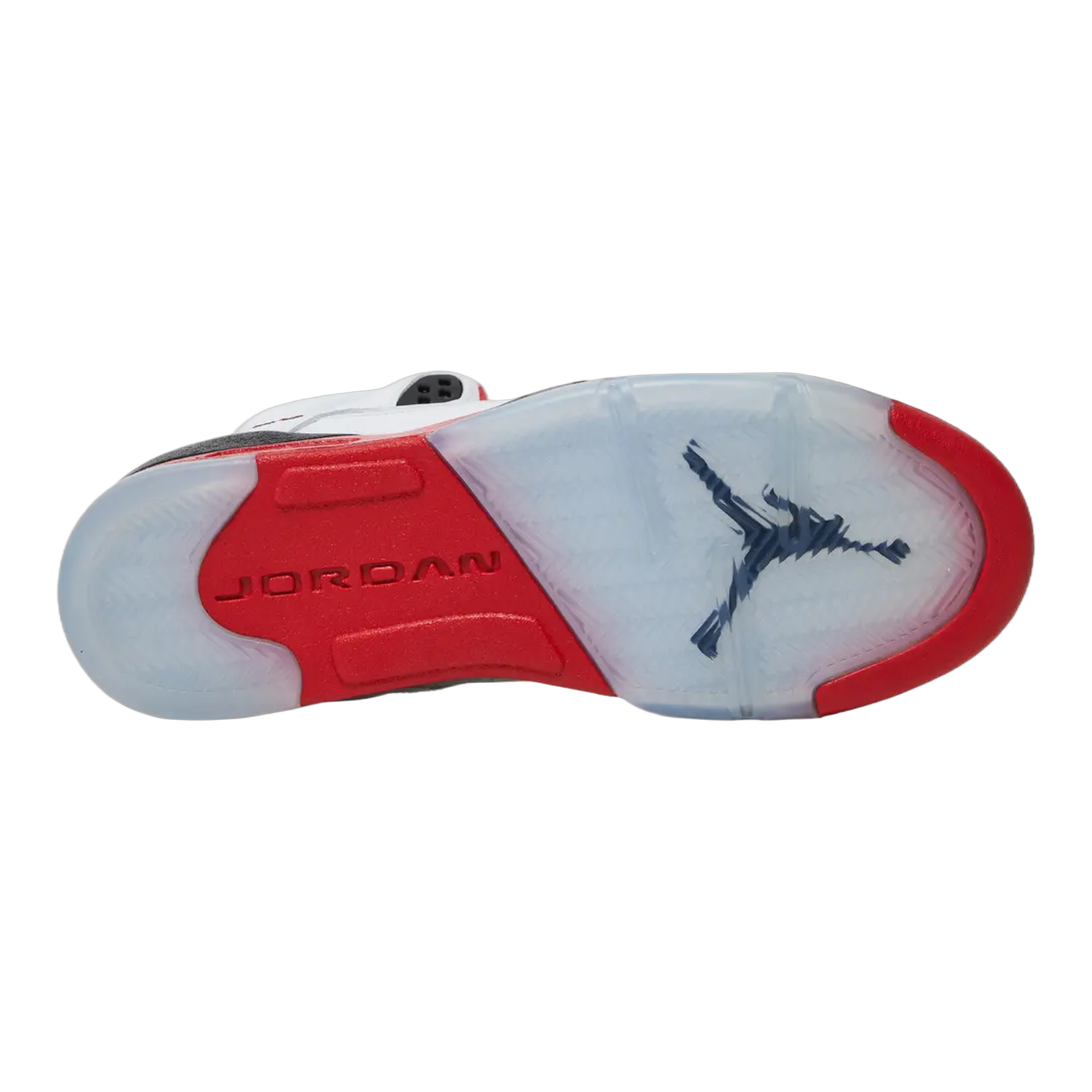 Nike Air Jordan 5 Retro Fire Red Black Tongue (2013) (GS) Sohle