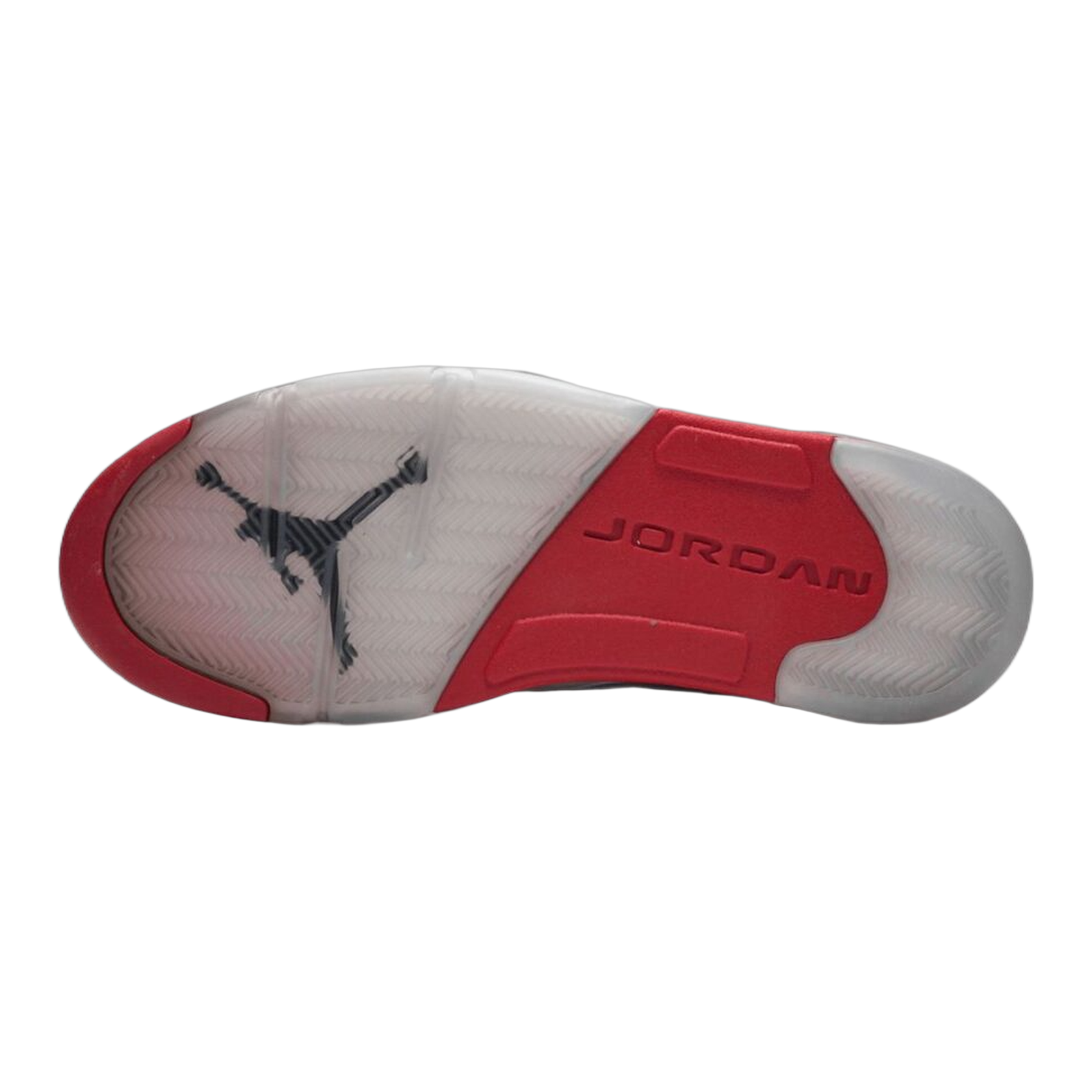 Nike Air Jordan 5 Retro Fire Red Black Tongue (2013) Sohle 136027-120