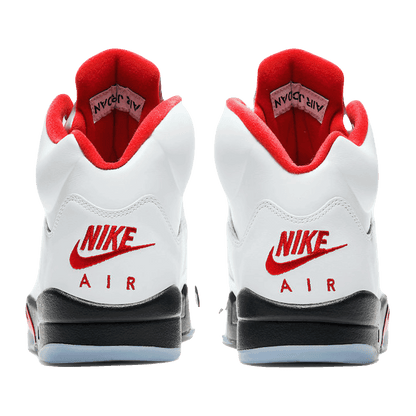 Nike Air Jordan 5 Retro Fire Red Silver Tongue (2020) (GS) Back