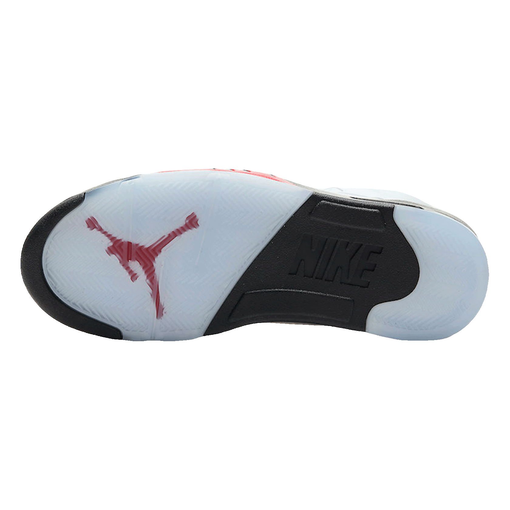 Nike Air Jordan 5 Retro Fire Red Silver Tongue (2020) (GS) Sohle