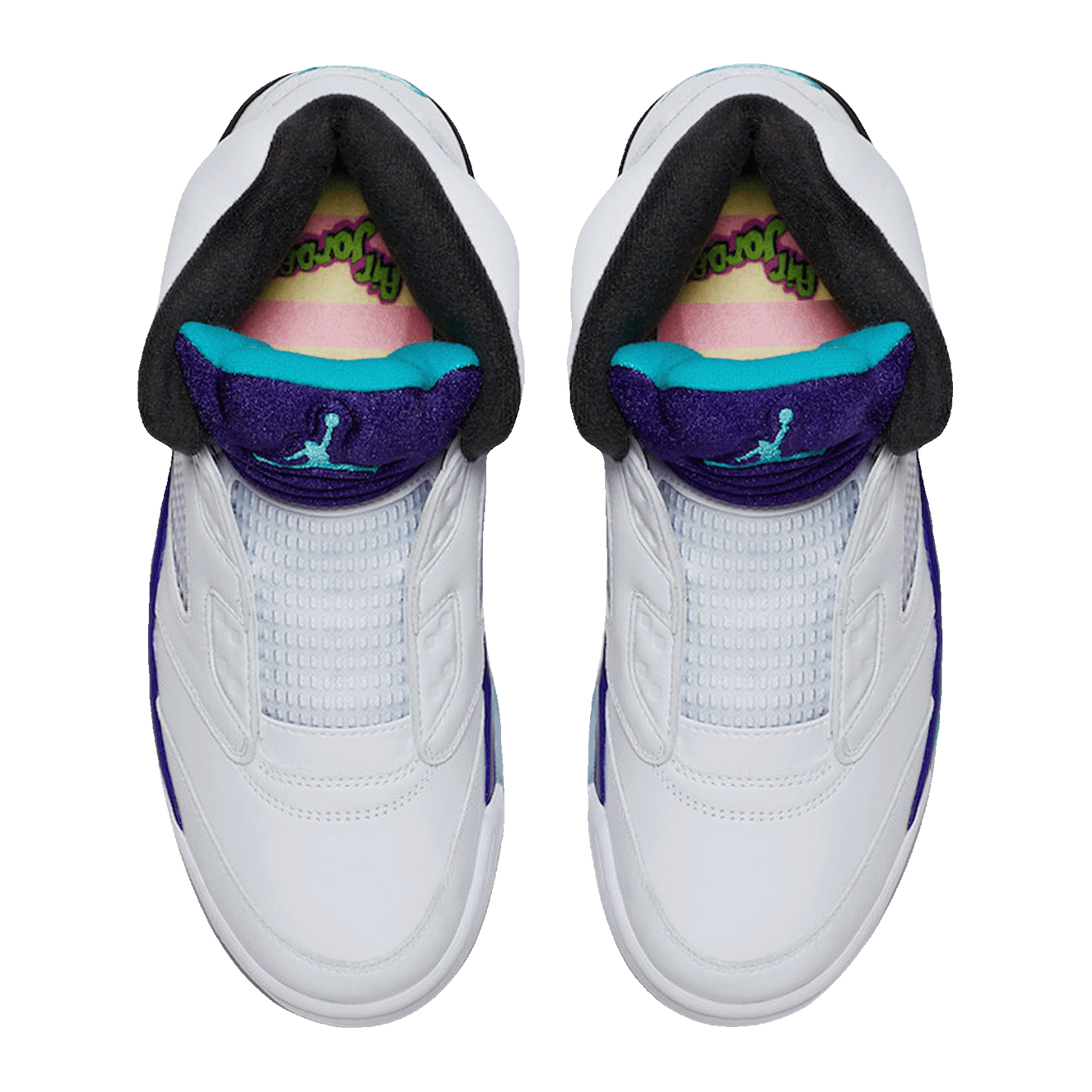 Nike Air Jordan 5 Retro Grape Fresh Prince Oben