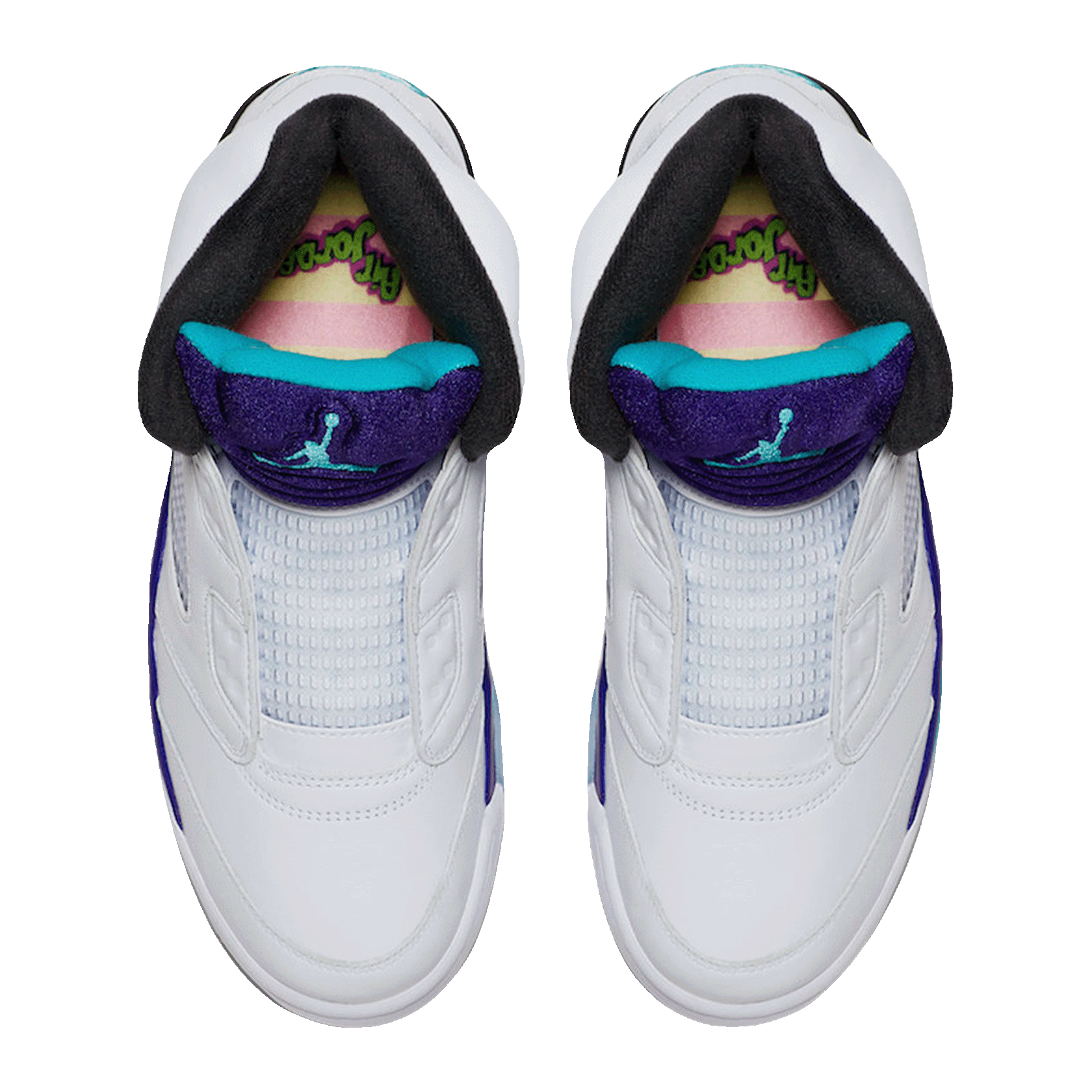 Nike Air Jordan 5 Retro Grape Fresh Prince Oben