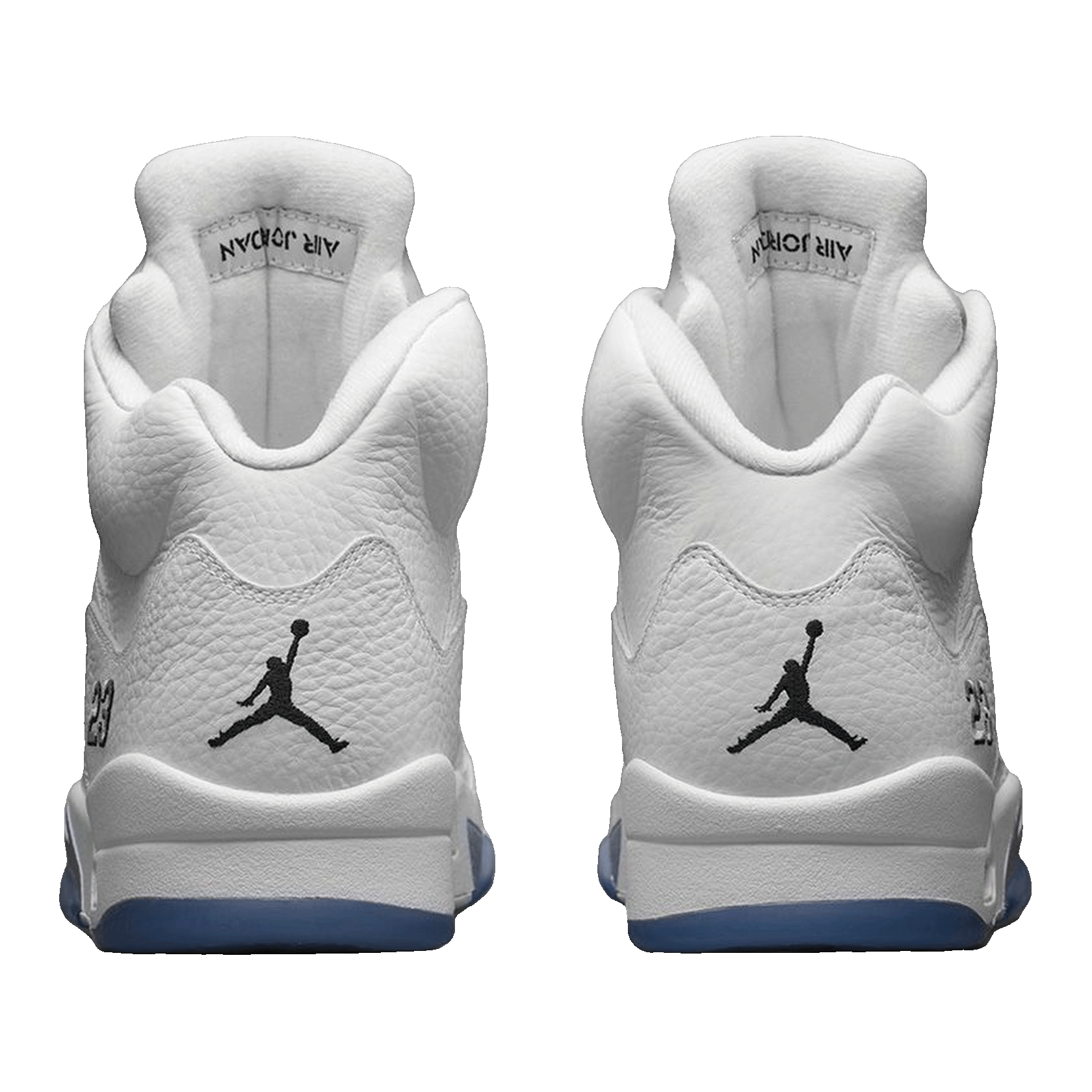 Nike Air Jordan 5 Retro Metallic White (2015) Back 136027-130