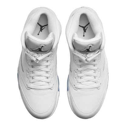 Nike Air Jordan 5 Retro Metallic White (2015) Oben 136027-130