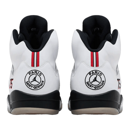 Nike Air Jordan 5 Retro Paris Saint-Germain White (F&F) Back FA18 MNJDLS 735