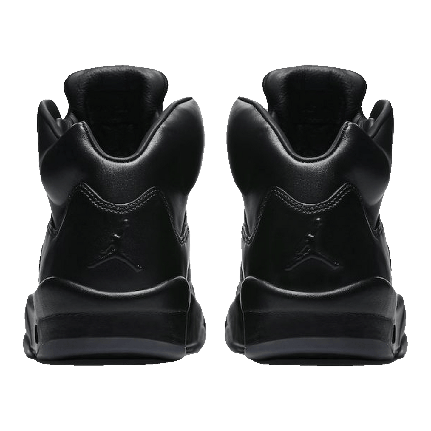 Nike Air Jordan 5 Retro Premium Triple Black Back 881432-010