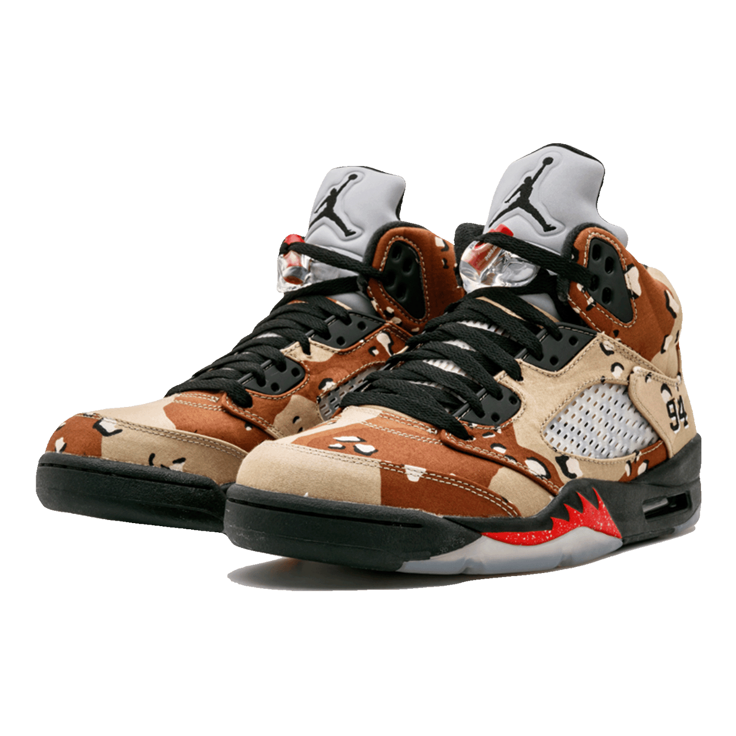 Nike Air Jordan 5 Retro Supreme Desert Camo Side