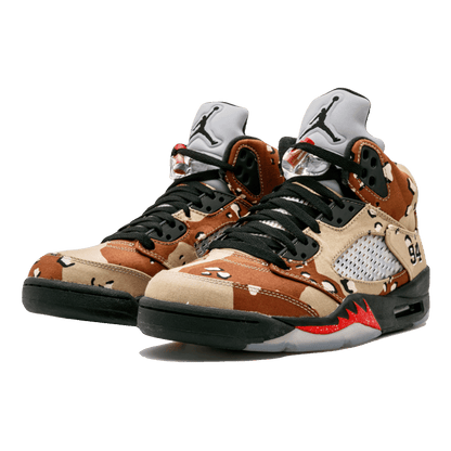 Nike Air Jordan 5 Retro Supreme Desert Camo Side