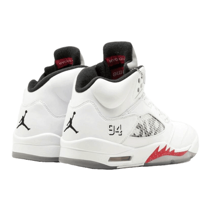 Nike Air Jordan 5 Retro Supreme White Back