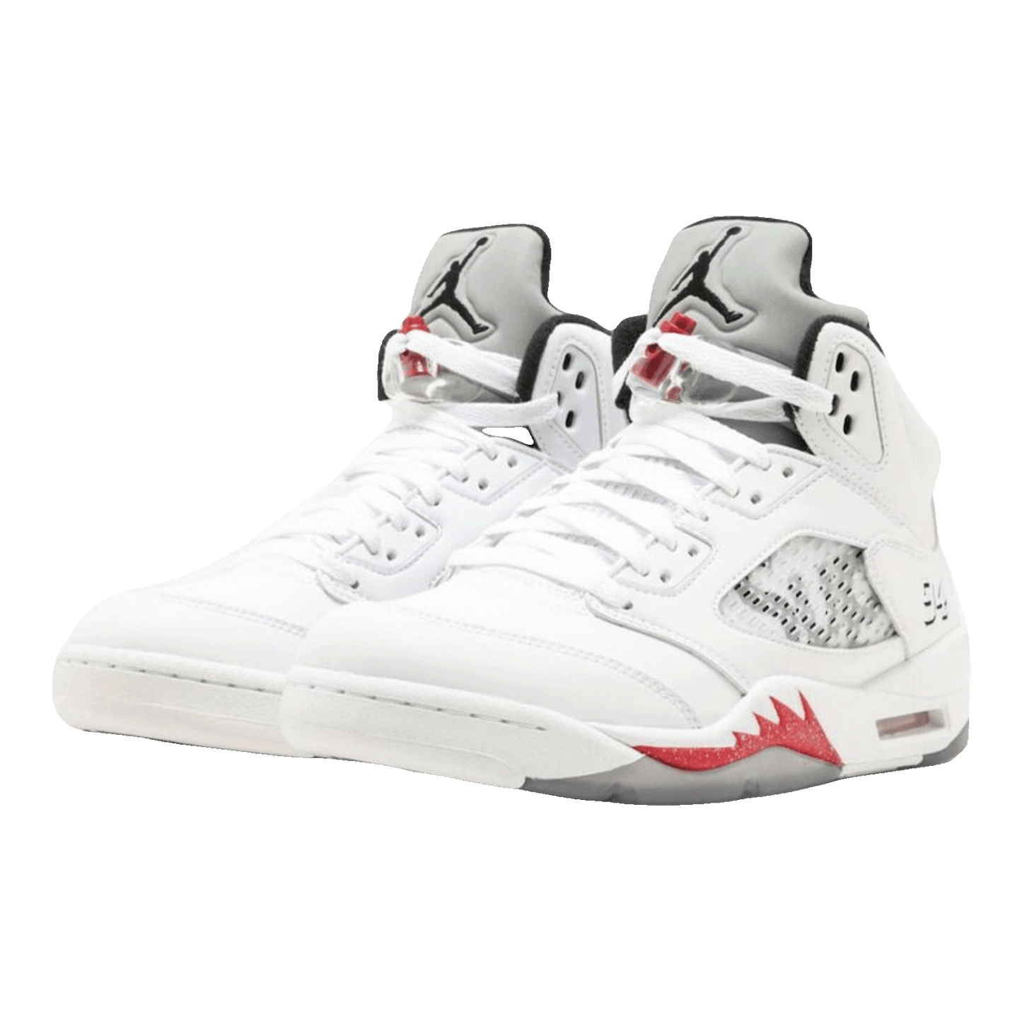 Nike Air Jordan 5 Retro Supreme White Side