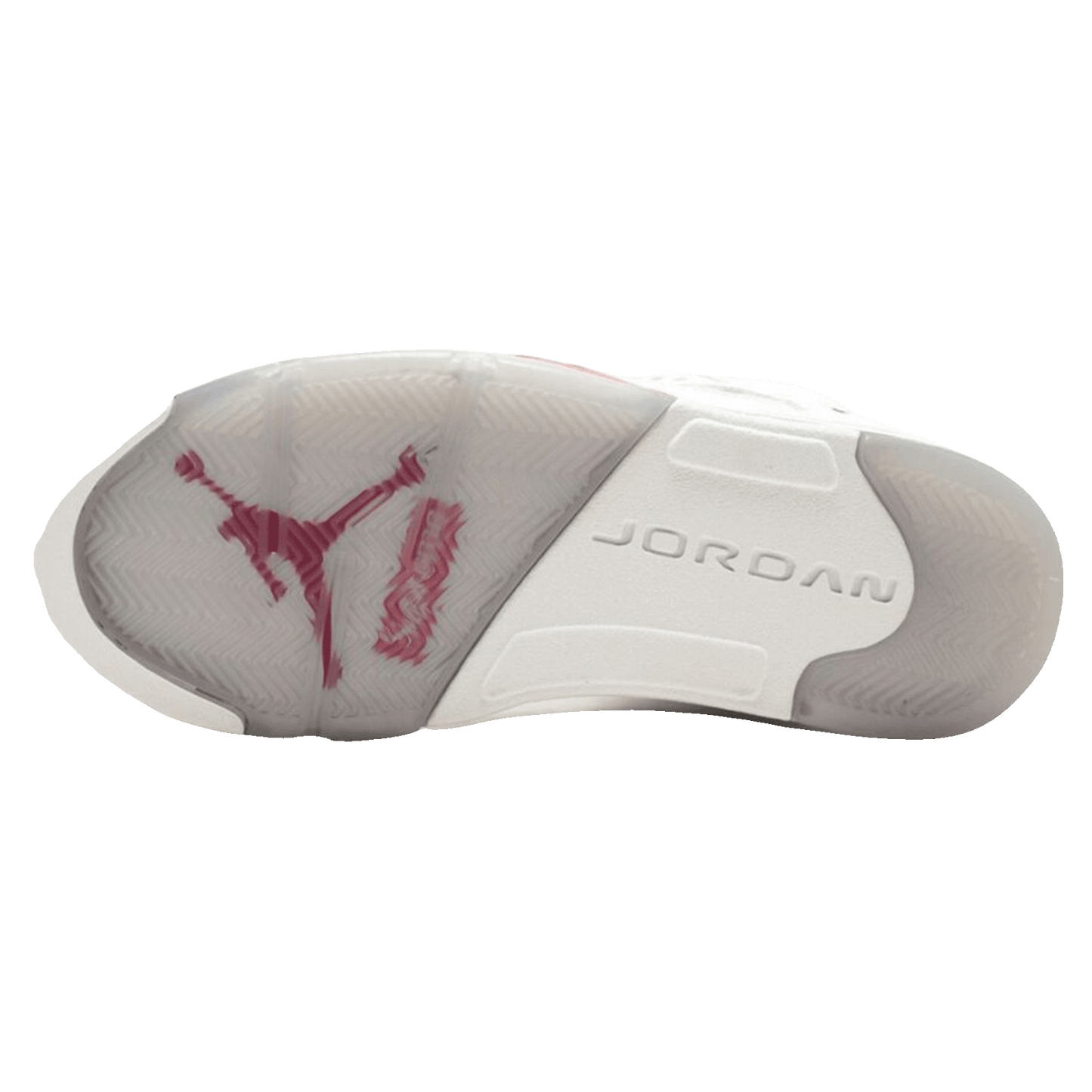 Nike Air Jordan 5 Retro Supreme White Sohle