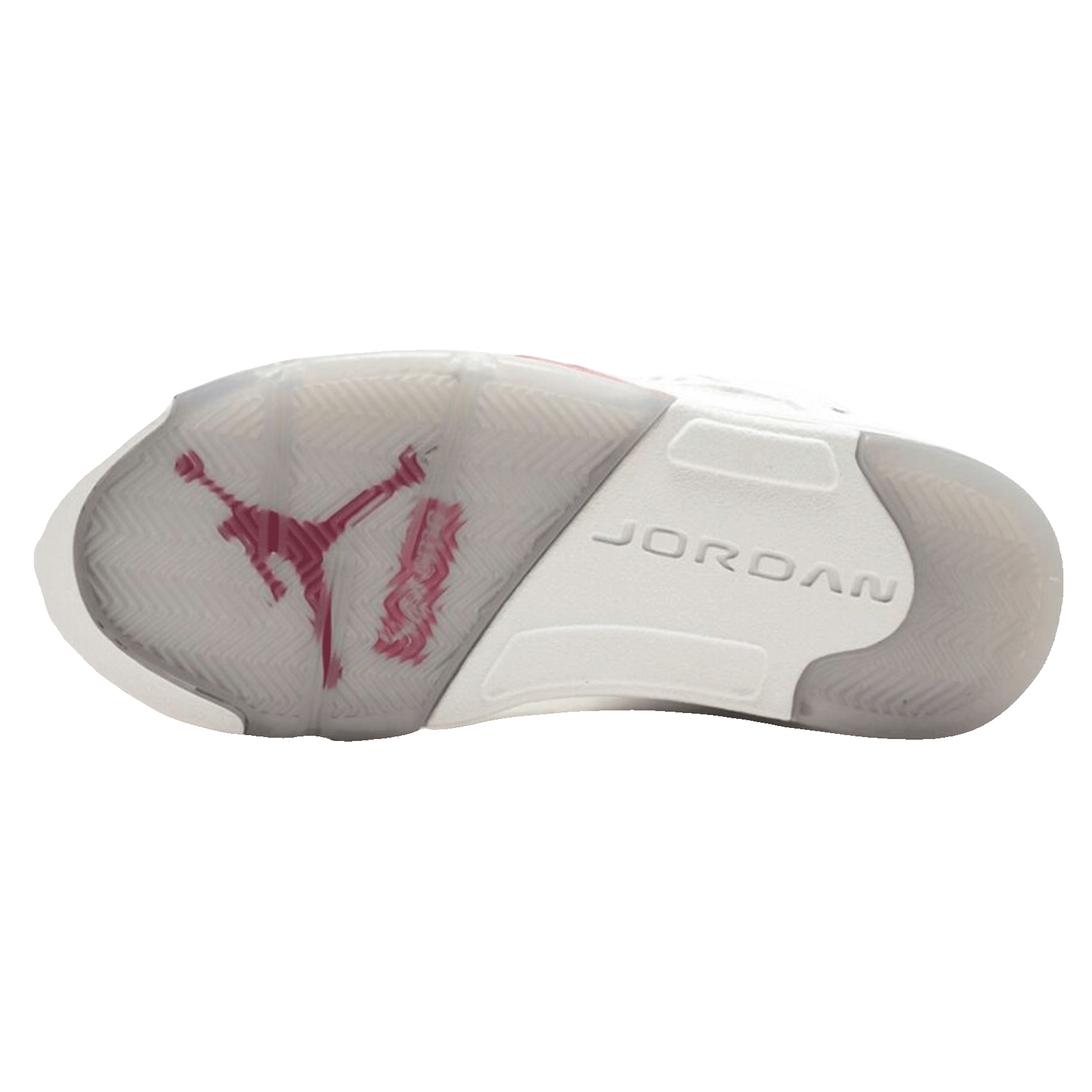 Nike Air Jordan 5 Retro Supreme White Sohle