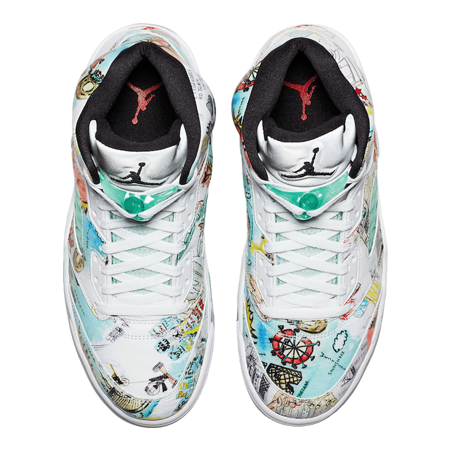 Nike Air Jordan 5 Retro Wings (GS) Oben