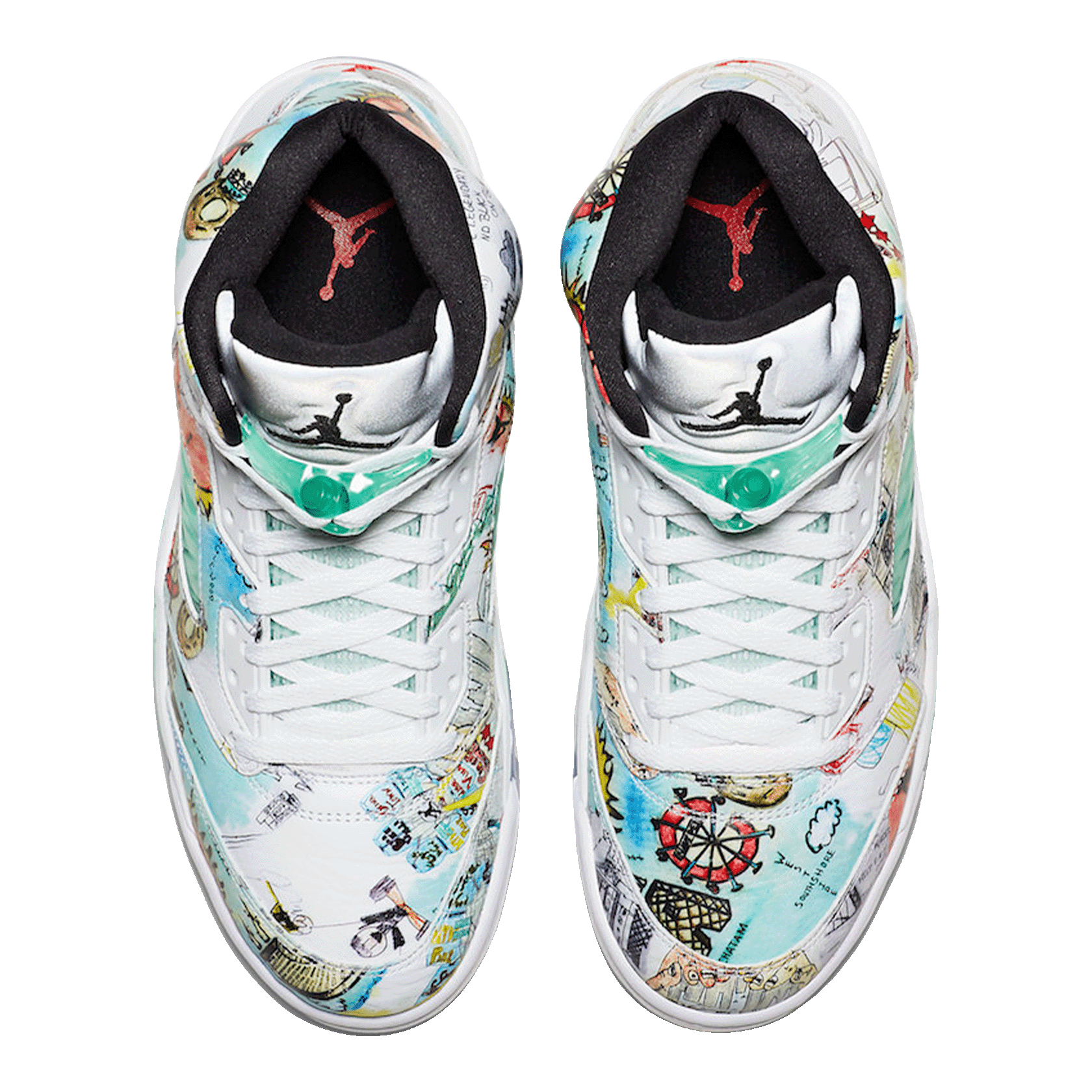 Nike Air Jordan 5 Retro Wings (GS) Oben