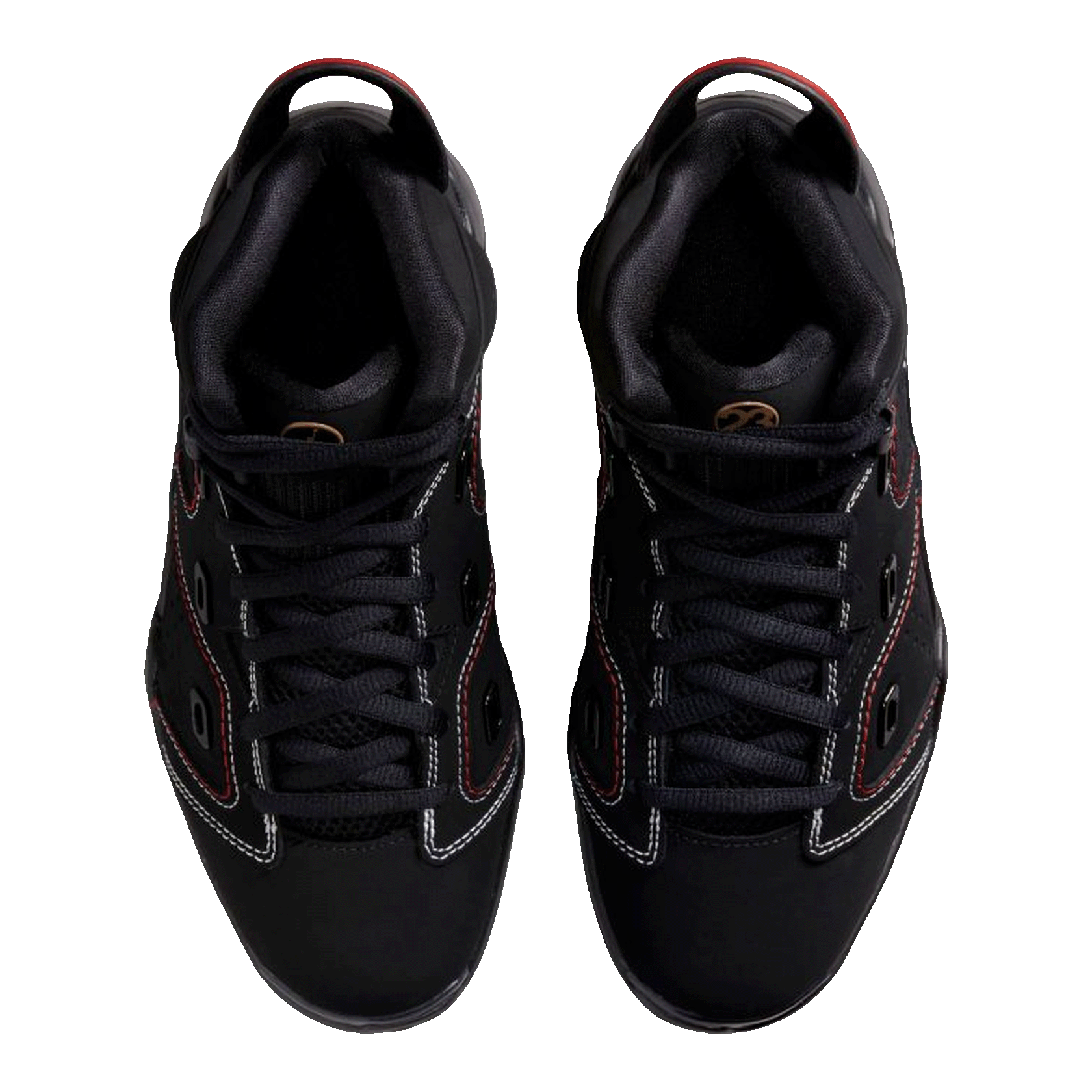 Nike Air Jordan 6-17-23 Black White Red Contrast Stitching (GS) Oben
