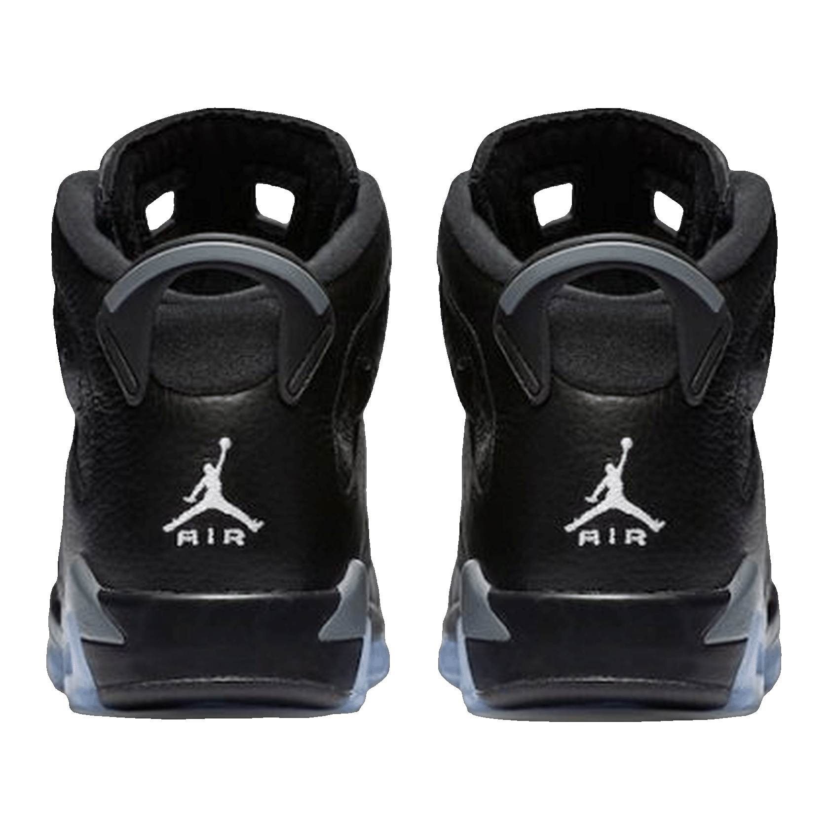 Nike Air Jordan 6 Retro Black Cool Grey (GS) Back 384665-010