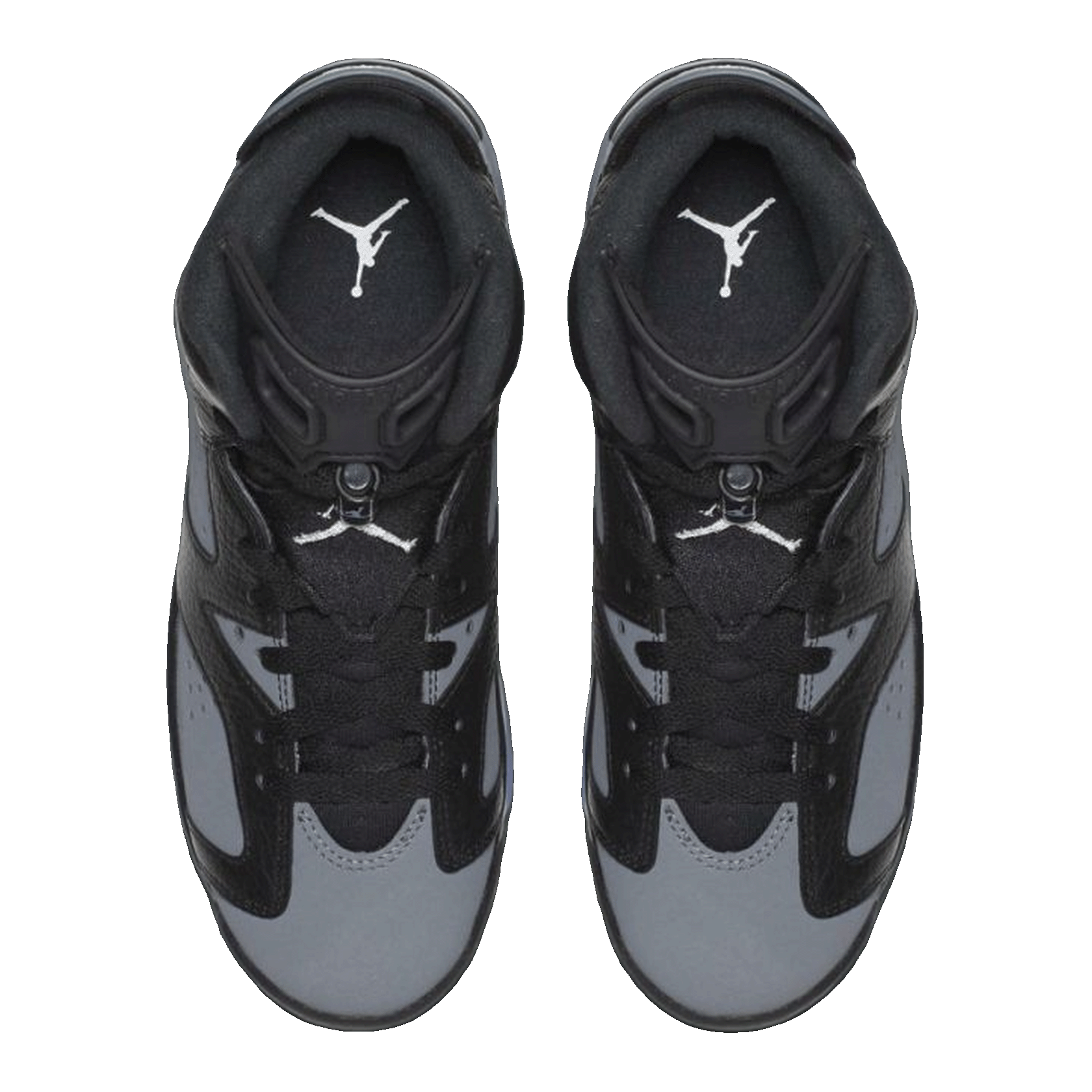 Nike Air Jordan 6 Retro Black Cool Grey (GS) Oben