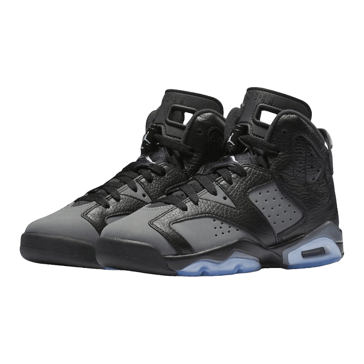 Nike Air Jordan 6 Retro Black Cool Grey (GS) Side 384665-010