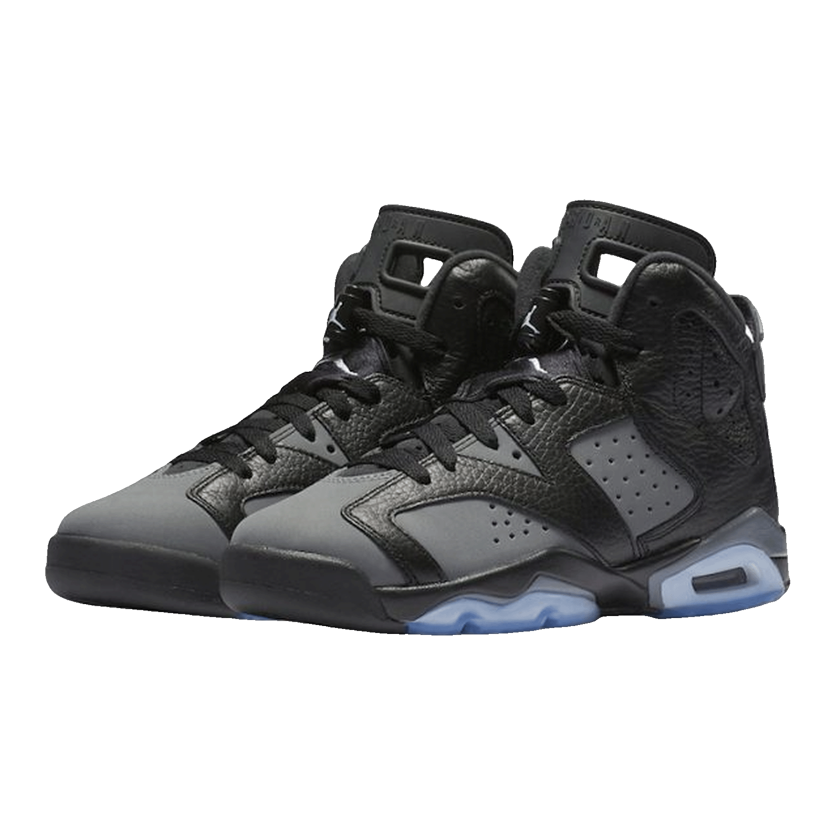 Nike Air Jordan 6 Retro Black Cool Grey (GS) Side 384665-010