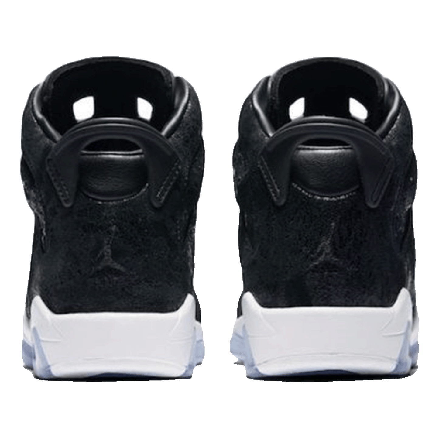 Nike Air Jordan 6 Retro Heiress Black Suede (GS) Back