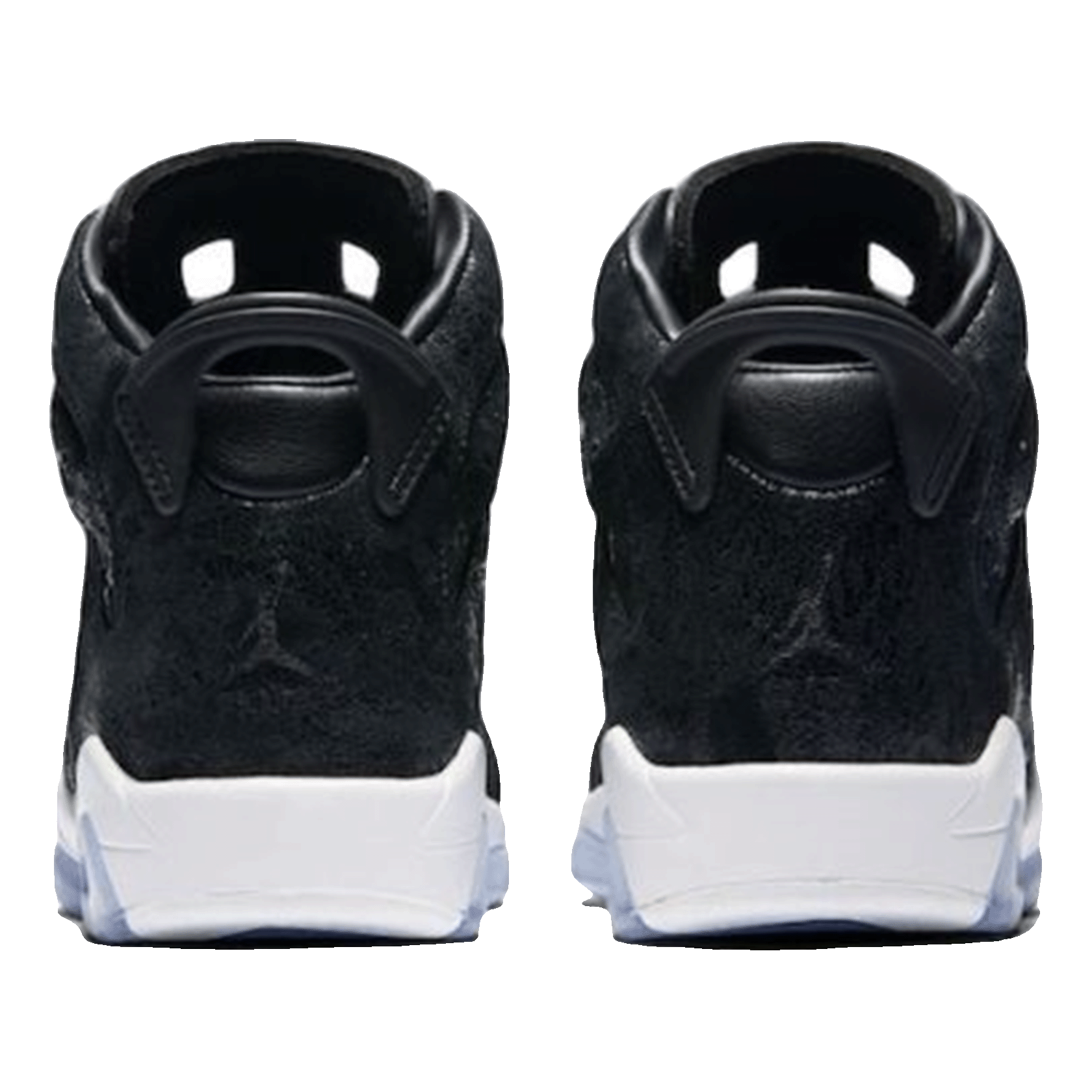 Nike Air Jordan 6 Retro Heiress Black Suede (GS) Back