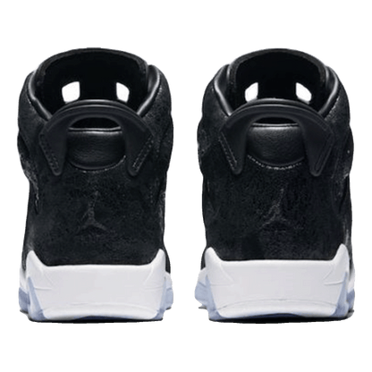 Nike Air Jordan 6 Retro Heiress Black Suede (GS) Back