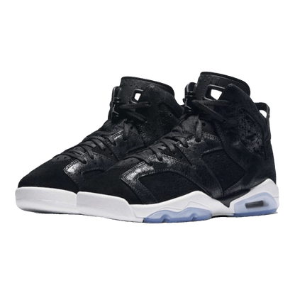 Nike Air Jordan 6 Retro Heiress Black Suede (GS) Side