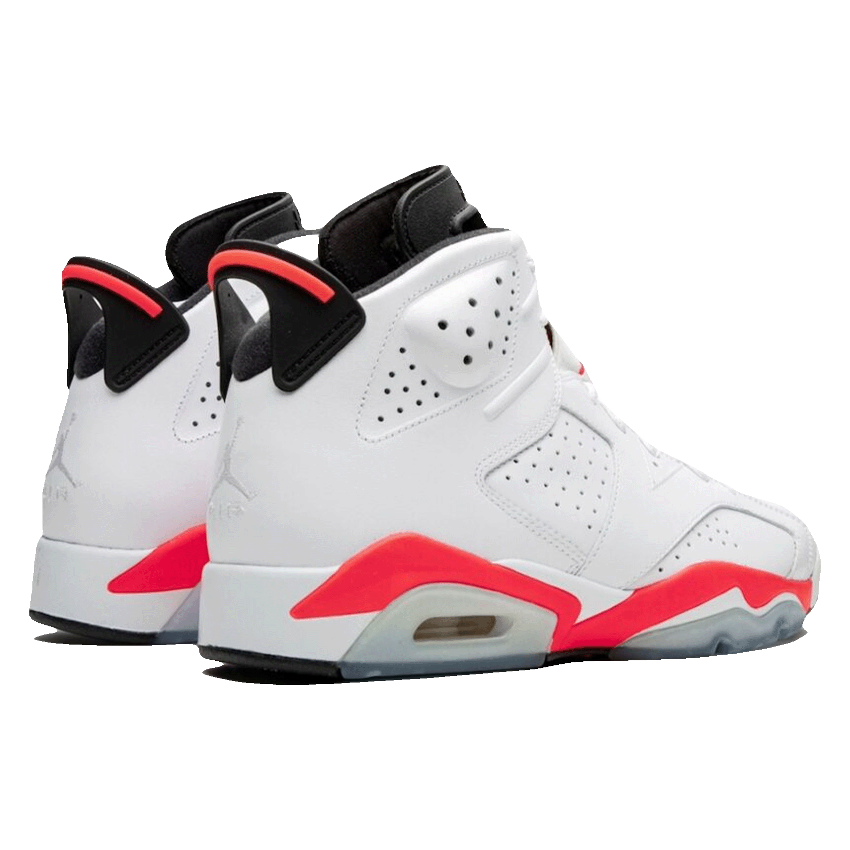 Nike Air Jordan 6 Retro Infrared White (2014) Back
