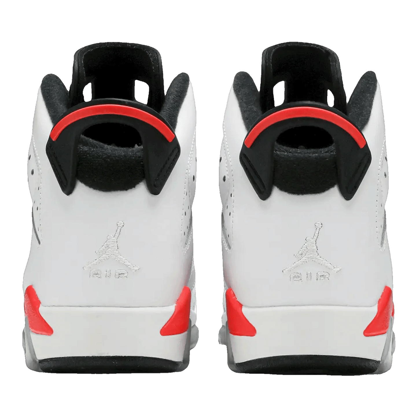 Nike Air Jordan 6 Retro Infrared White (2014) (GS) Back 384665-123