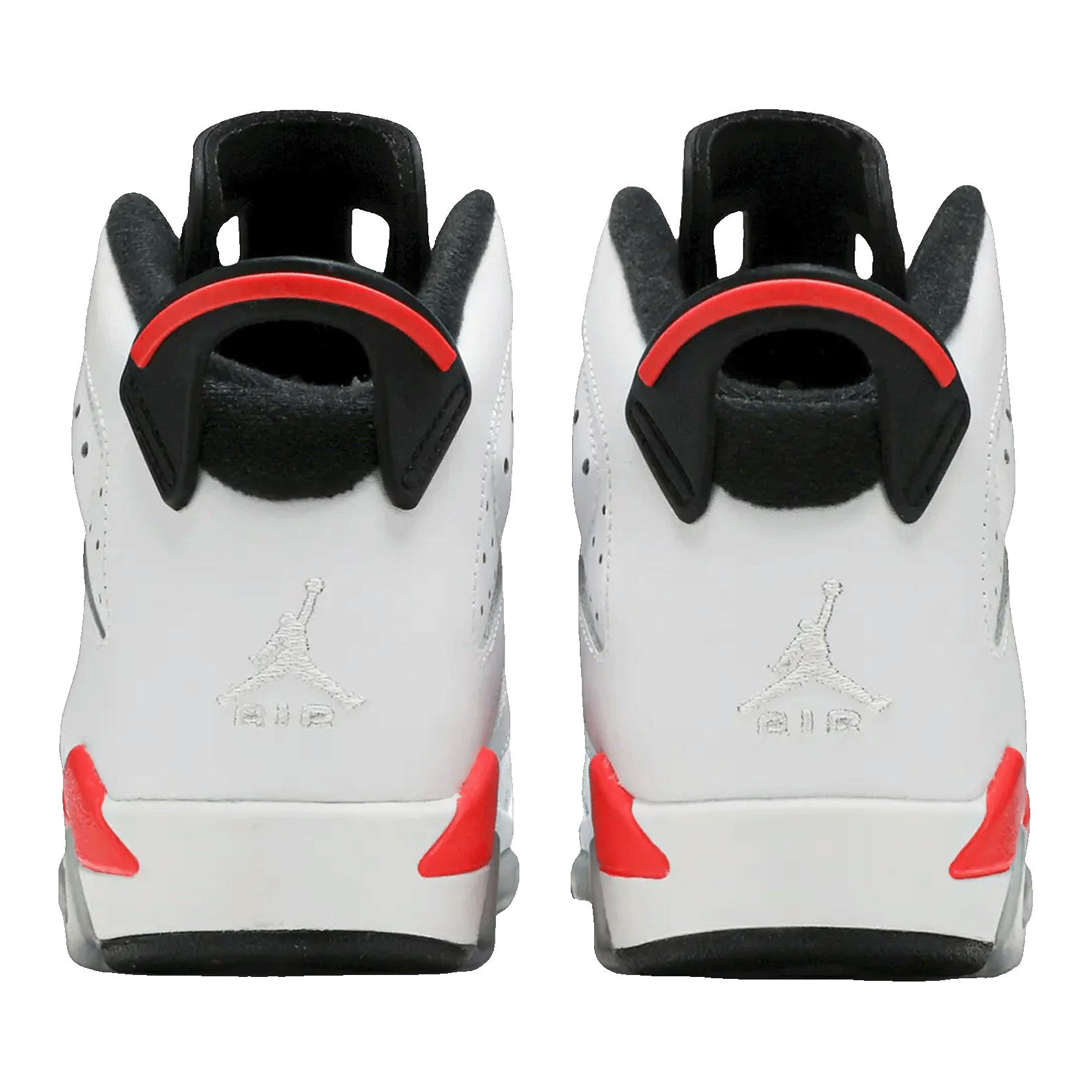 Nike Air Jordan 6 Retro Infrared White (2014) (GS) Back 384665-123
