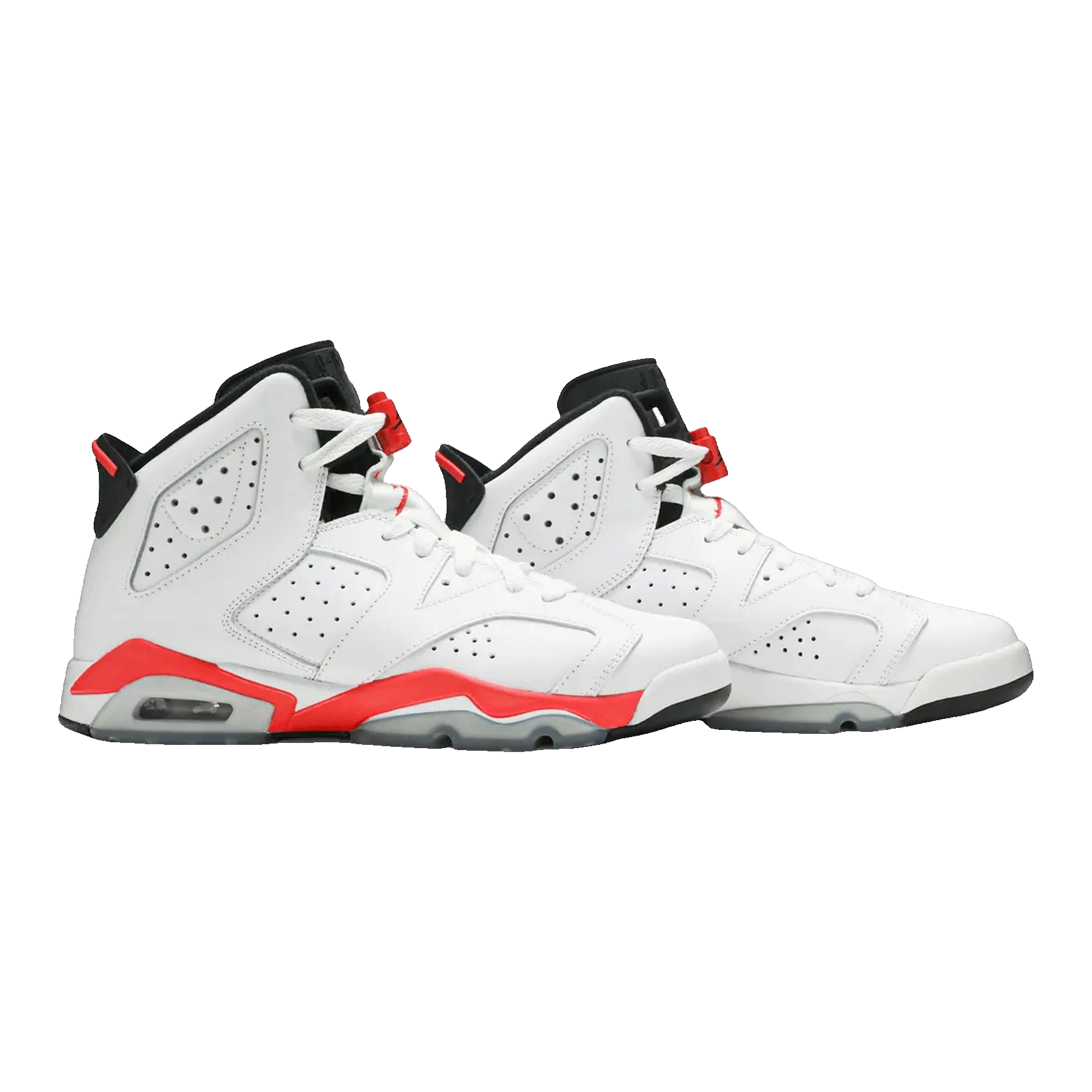 Nike Air Jordan 6 Retro Infrared White (2014) (GS) Side 384665-123