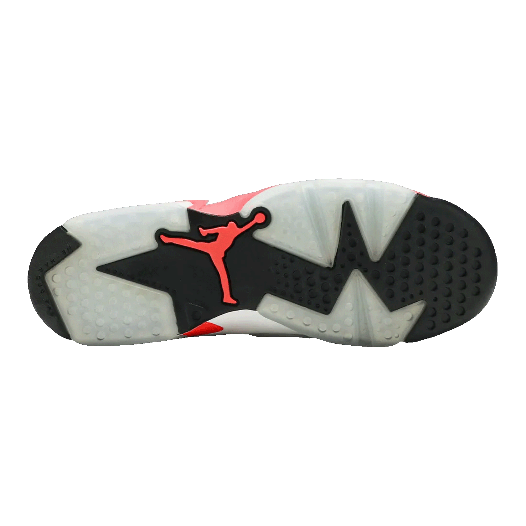 Nike Air Jordan 6 Retro Infrared White (2014) (GS) Sohle 384665-123