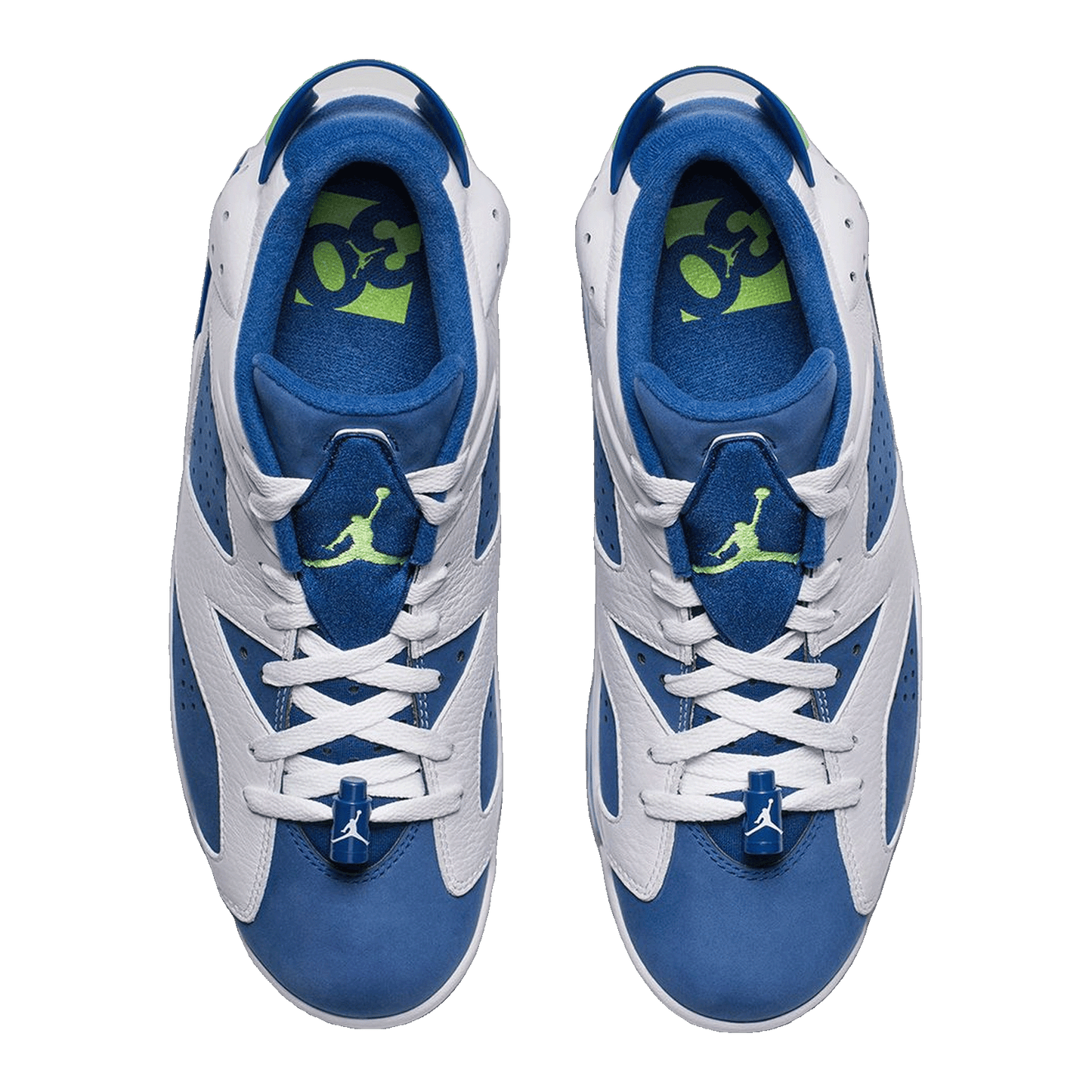 Nike Air Jordan 6 Retro Low Ghost Green Oben 304401-106