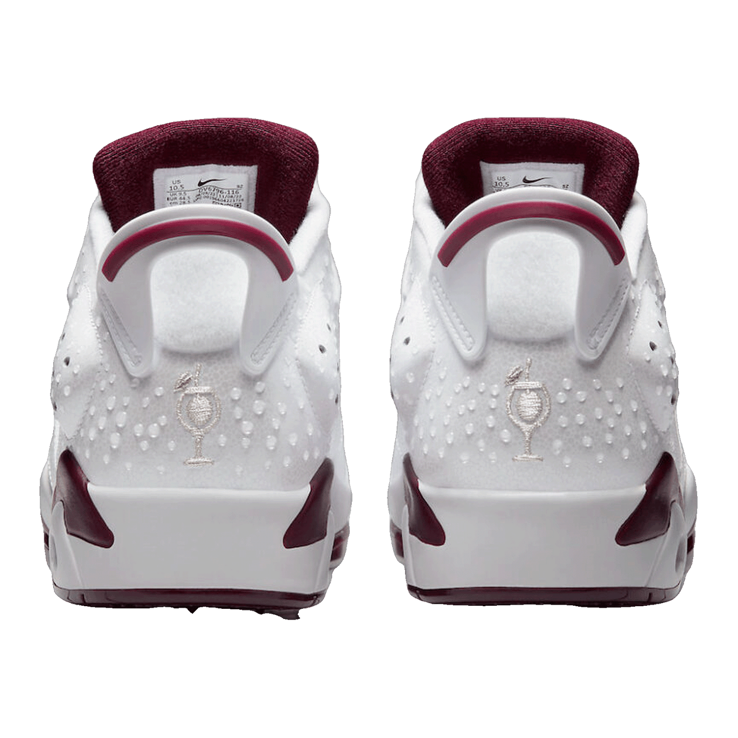 Nike Air Jordan 6 Retro Low Golf NRG Bordeaux Back DV6796-116