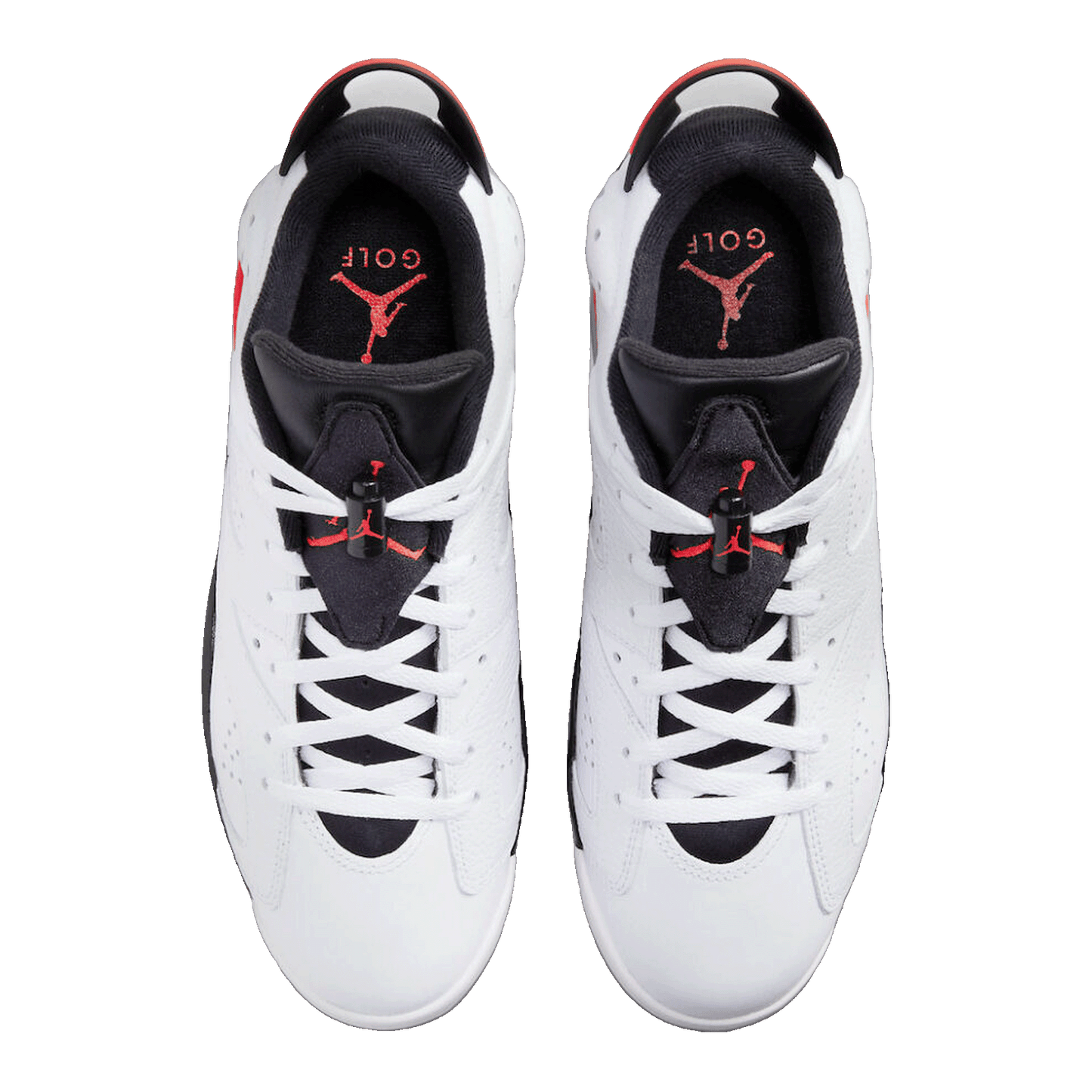 Nike Air Jordan 6 Retro Low Golf White Infrared Oben DV1376-106